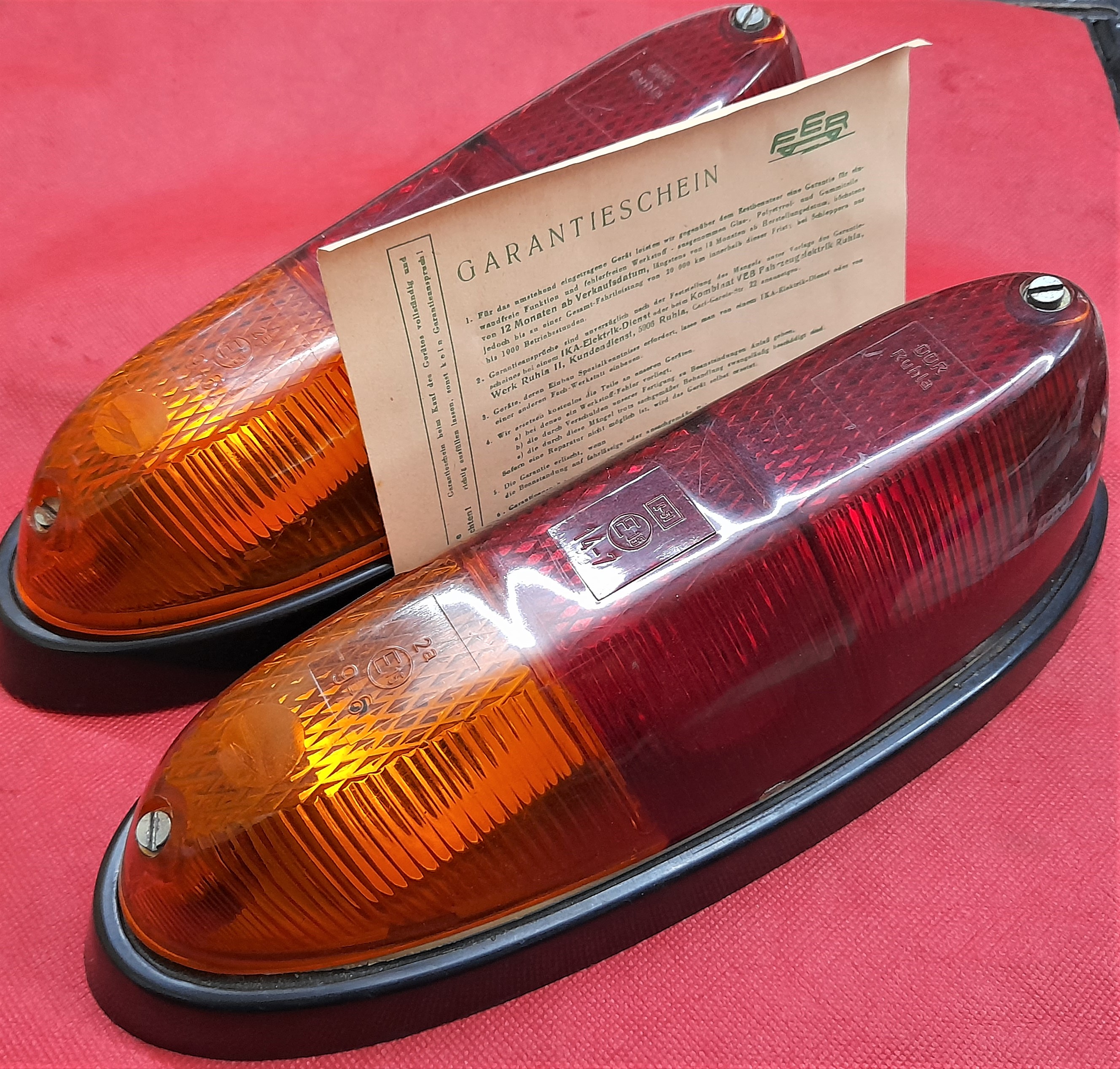 Rückleuchten Rücklicht Wartburg 311 Barkas B 1000