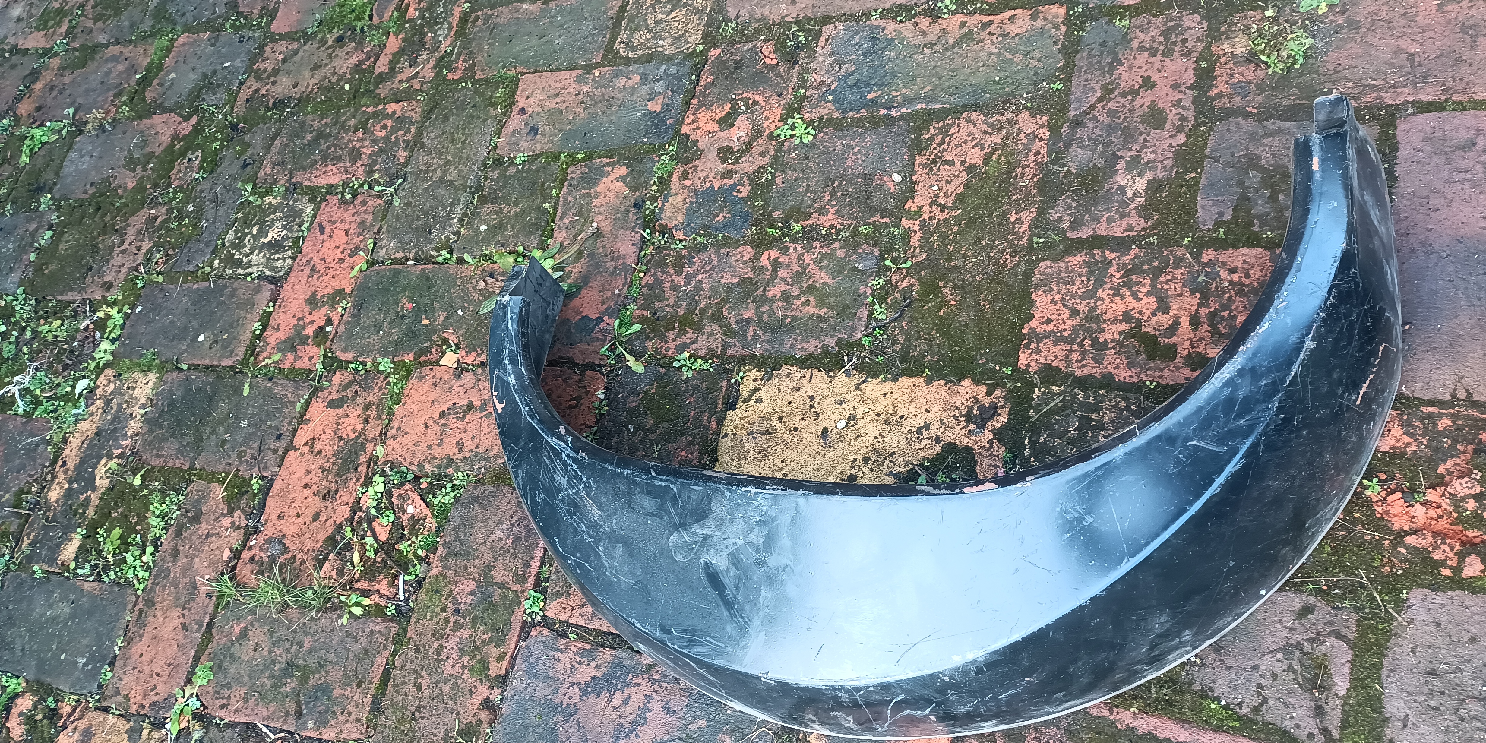 Halbschale Radlauf Blech Reparaturblech hinten links Trabant 601