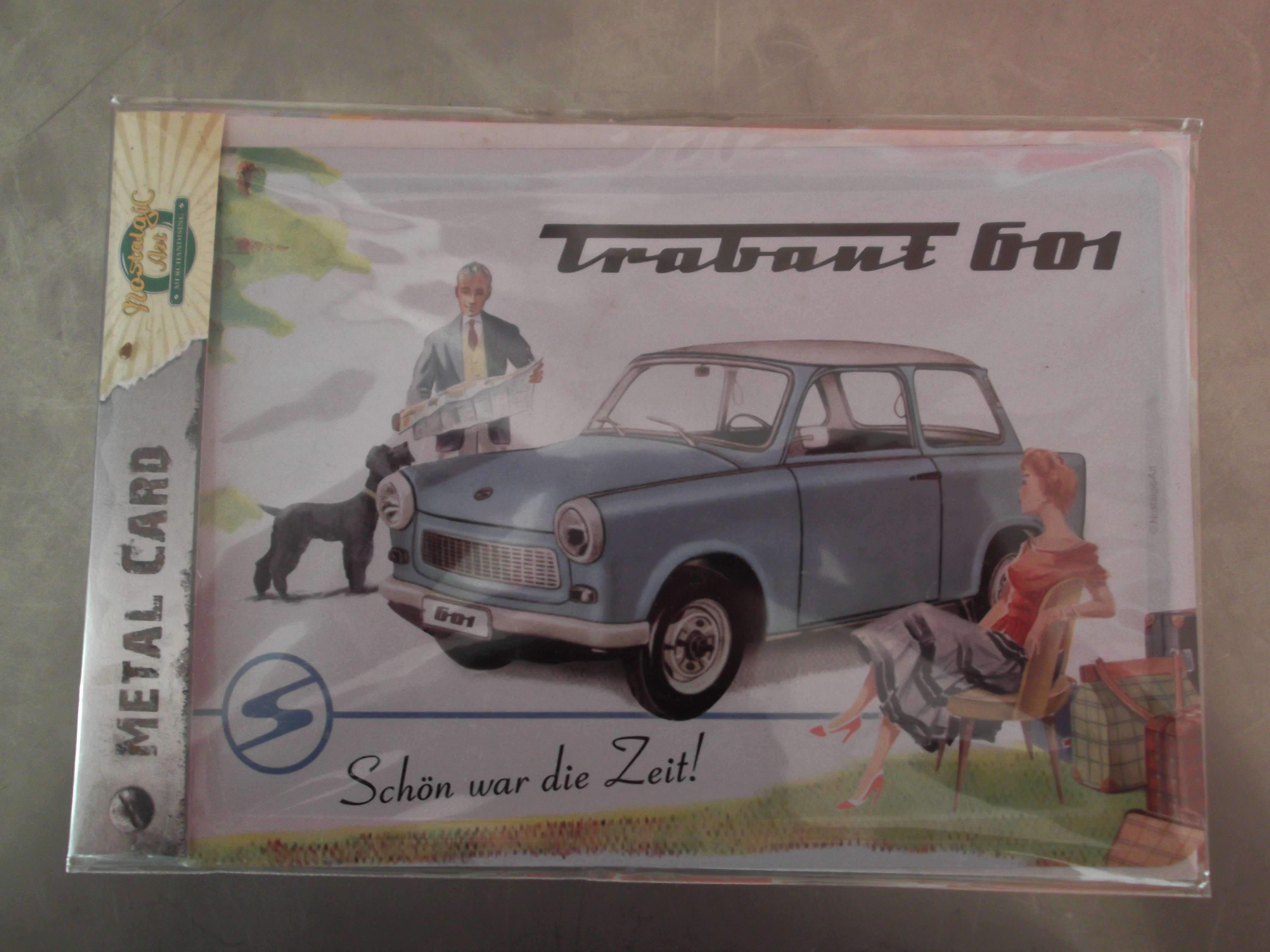 Blechpostkarte