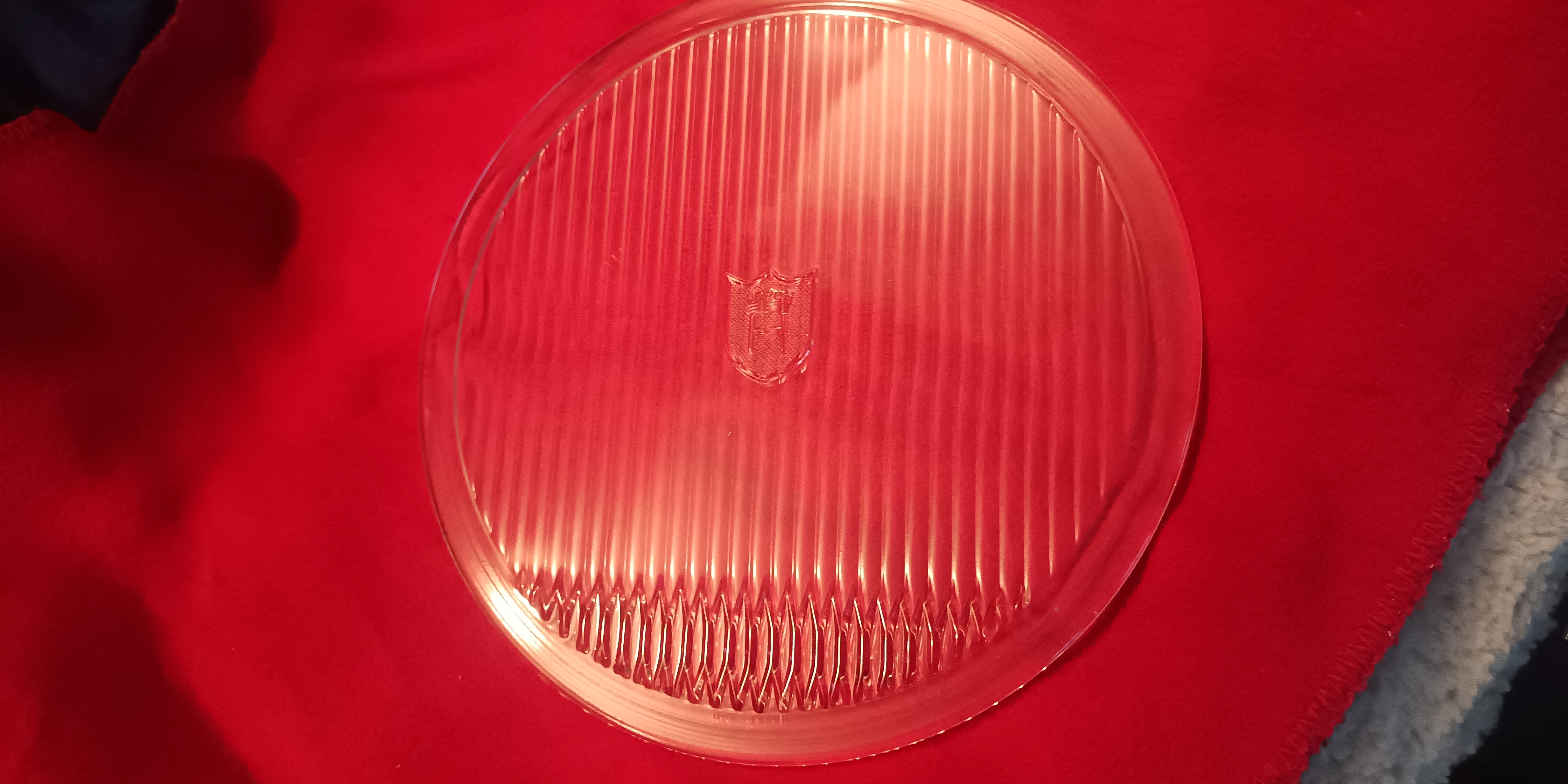 Scheinwerferglas  280mm Horch gerade