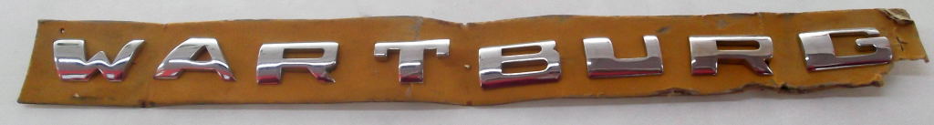 Schriftzug Motorhaube Wartburg 311 312