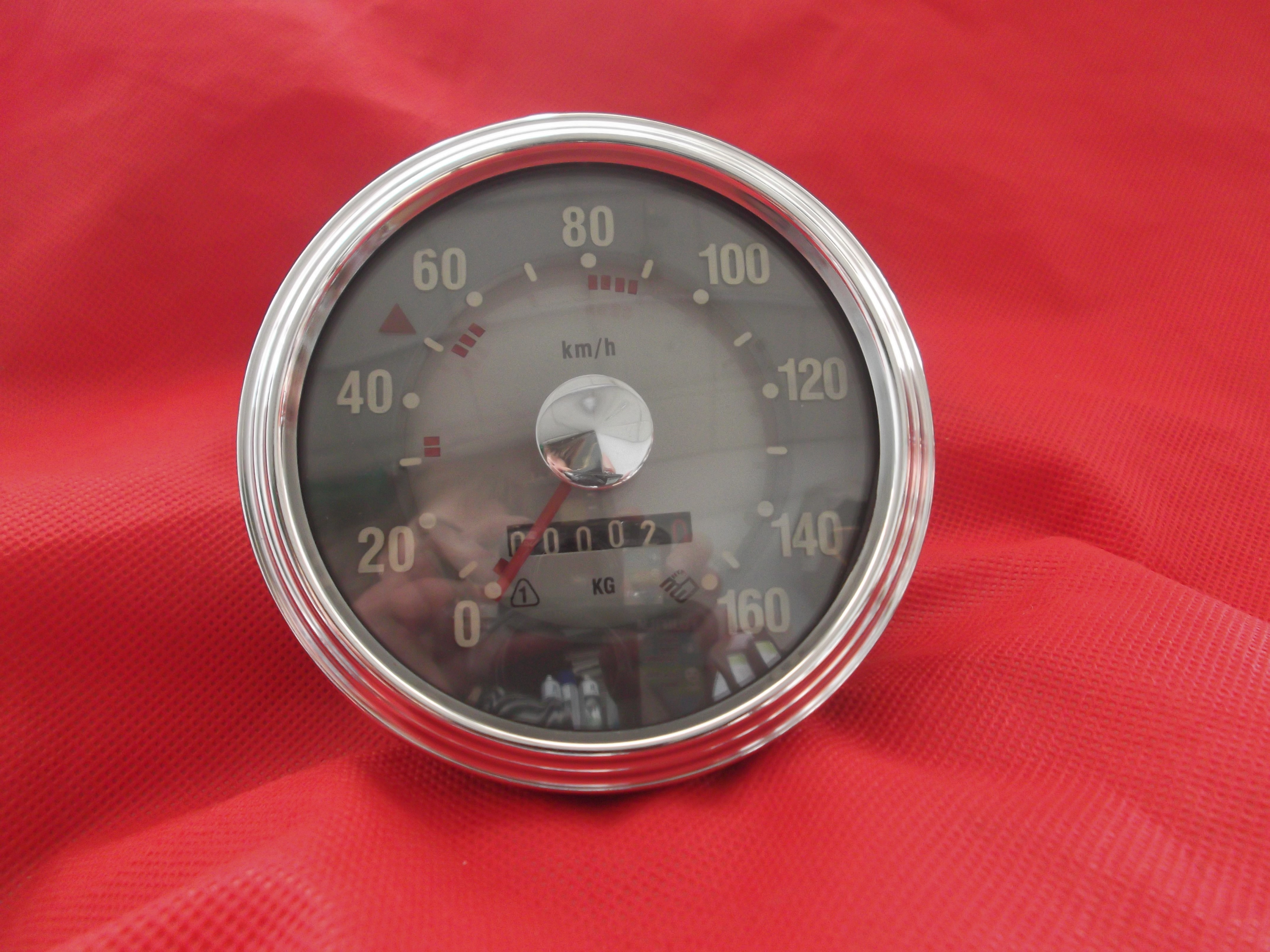 Tachometer 160 km/h Silberpunkt