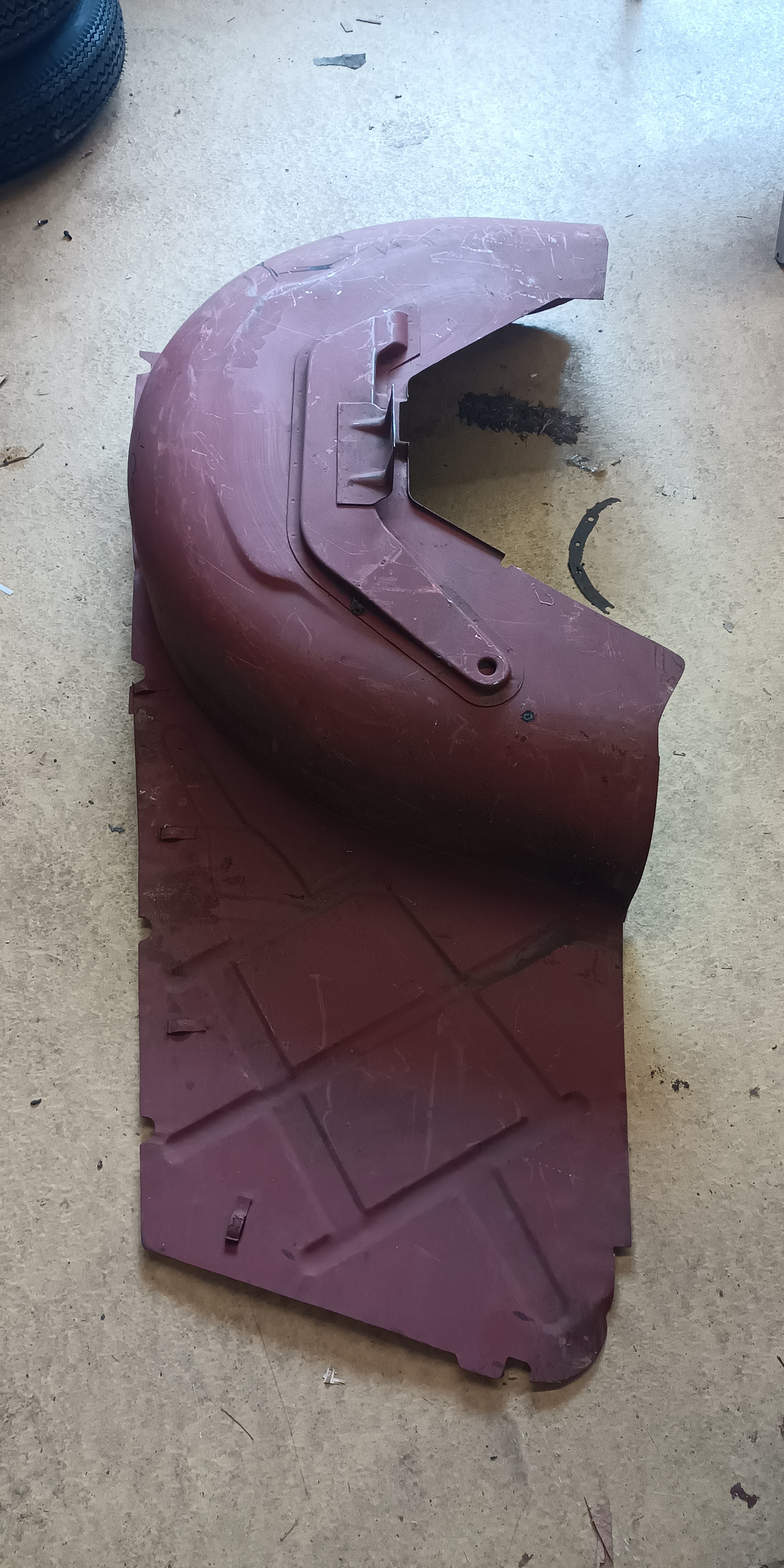 Radhaus links komplett Reparaturblech  Blech Wartburg 311 312 313