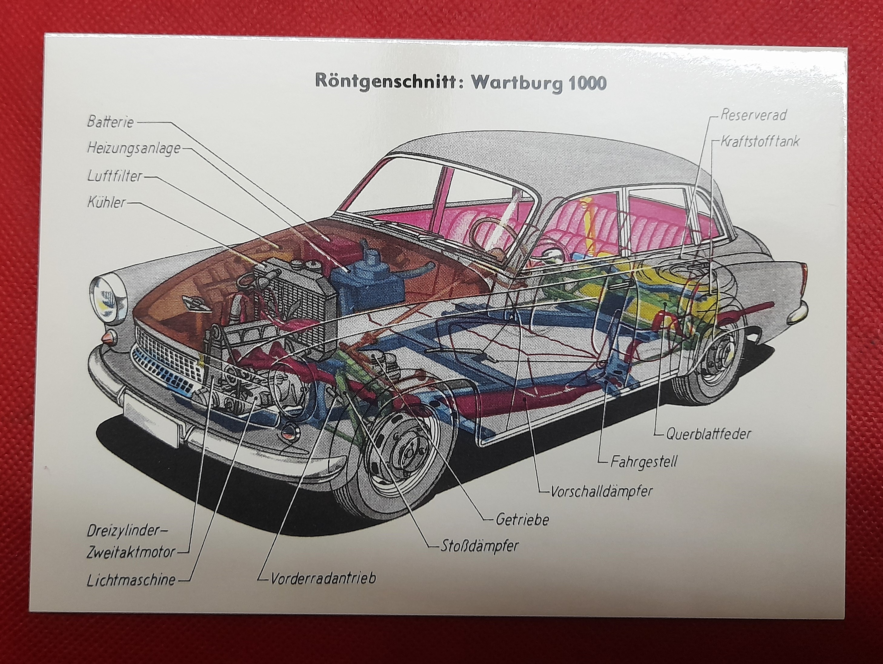 Postkarte Wartburg 311
