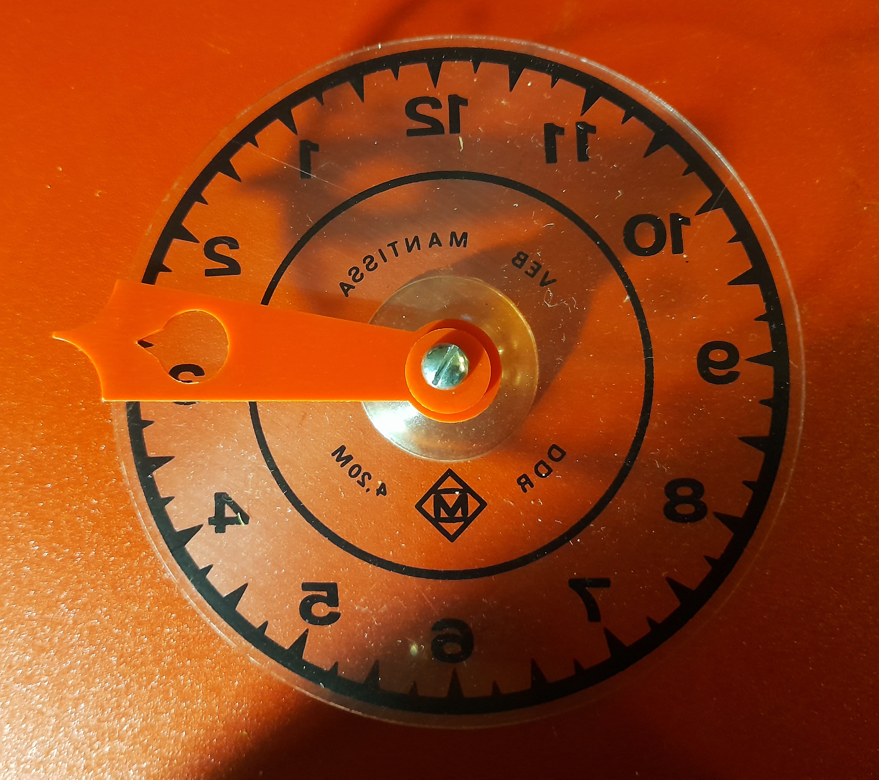 Parkscheibe Parkuhr DDR Wartburg Barkas Trabant