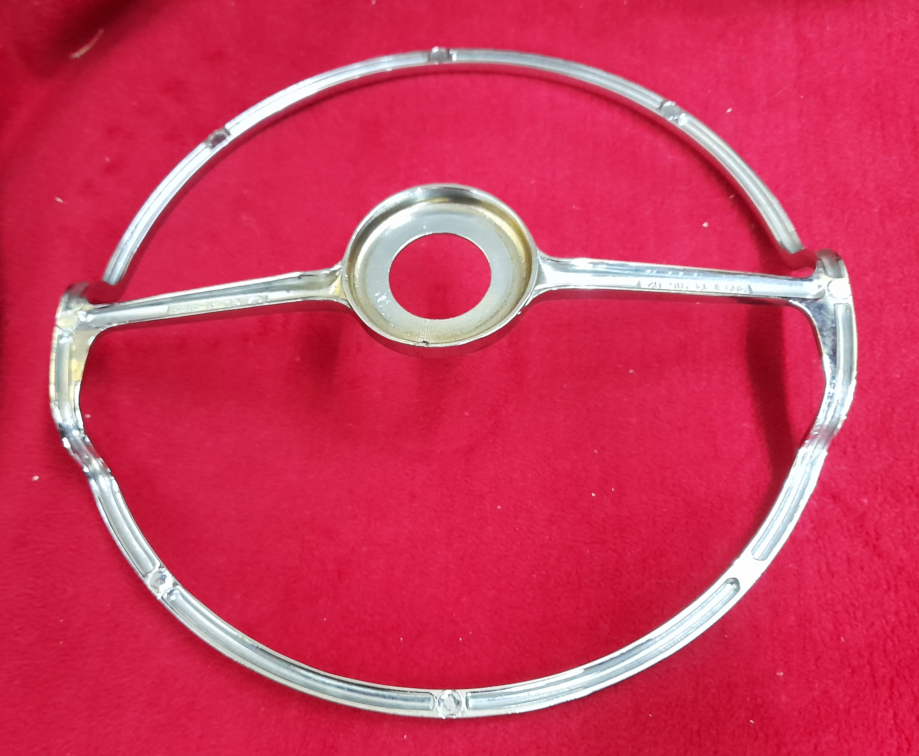 Hupenring Signalring für Lenkrad Wartburg 311 IFA F9 chrom