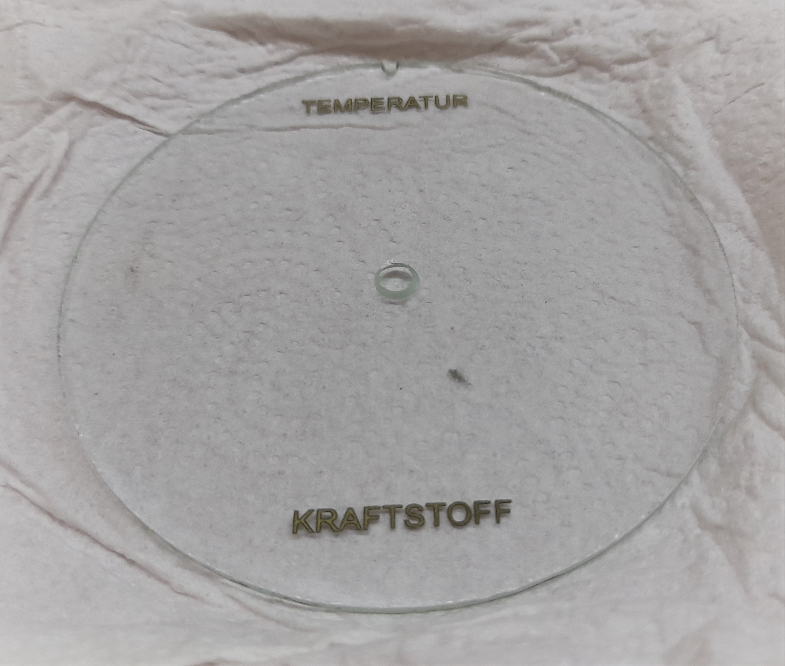 Scheibe Kombiinstrument Goldpunkt Wartburg 311 313