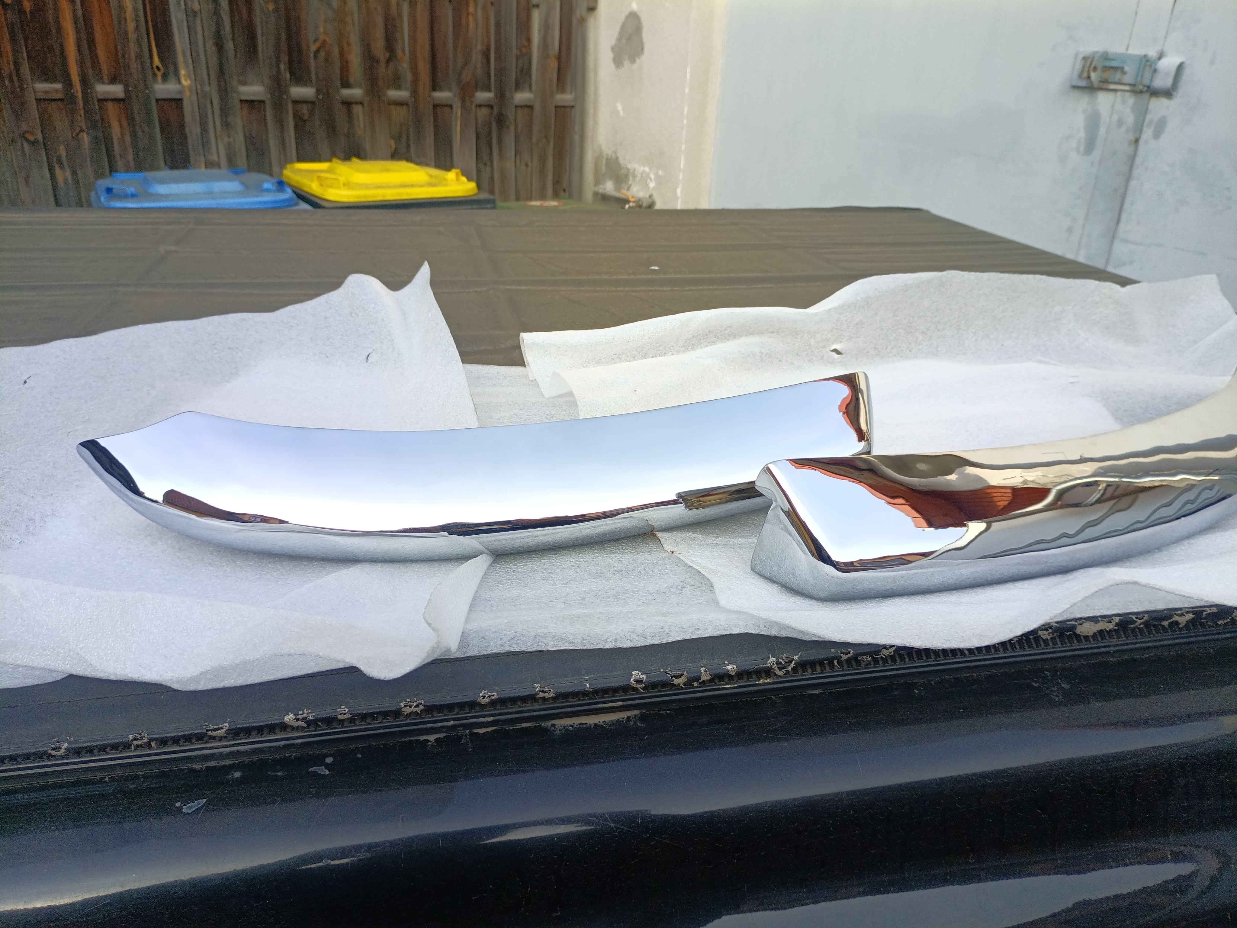 Stoßstange hinten Wartburg 313 Sport  chrom