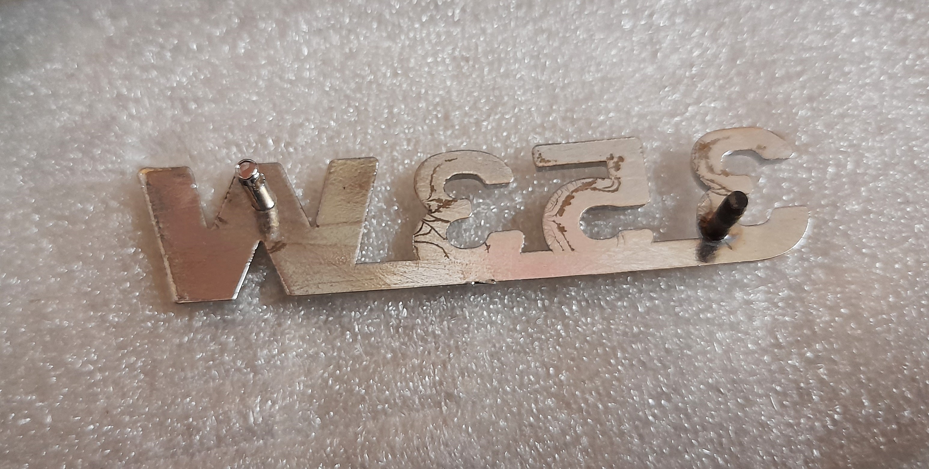 Emblem Schriftzug 353W chrom Wartburg 353