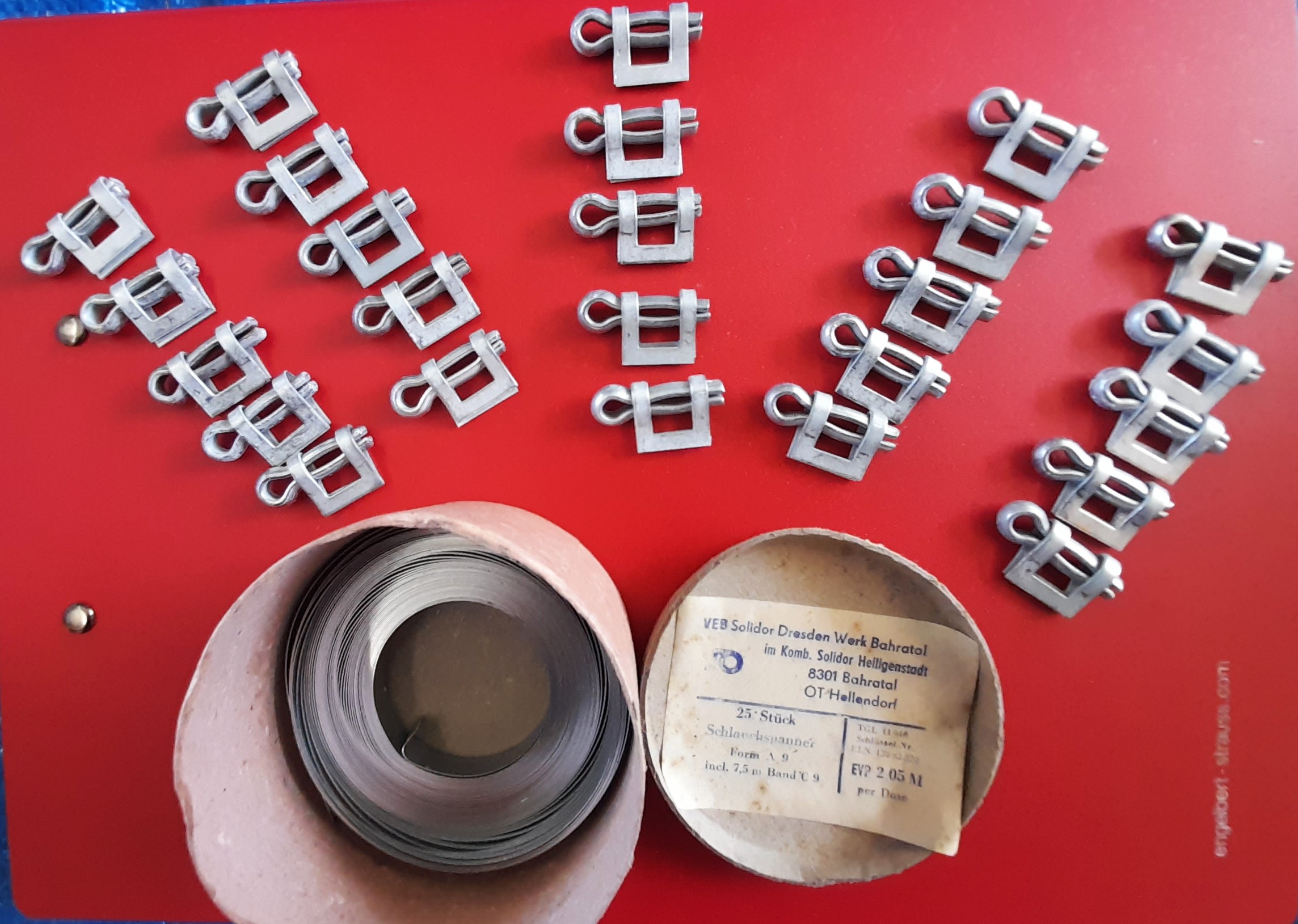 Schlauchspanner Schlauchschelle Schlauchband DDR Oldtimer Wartburg IFA Barkas B1000