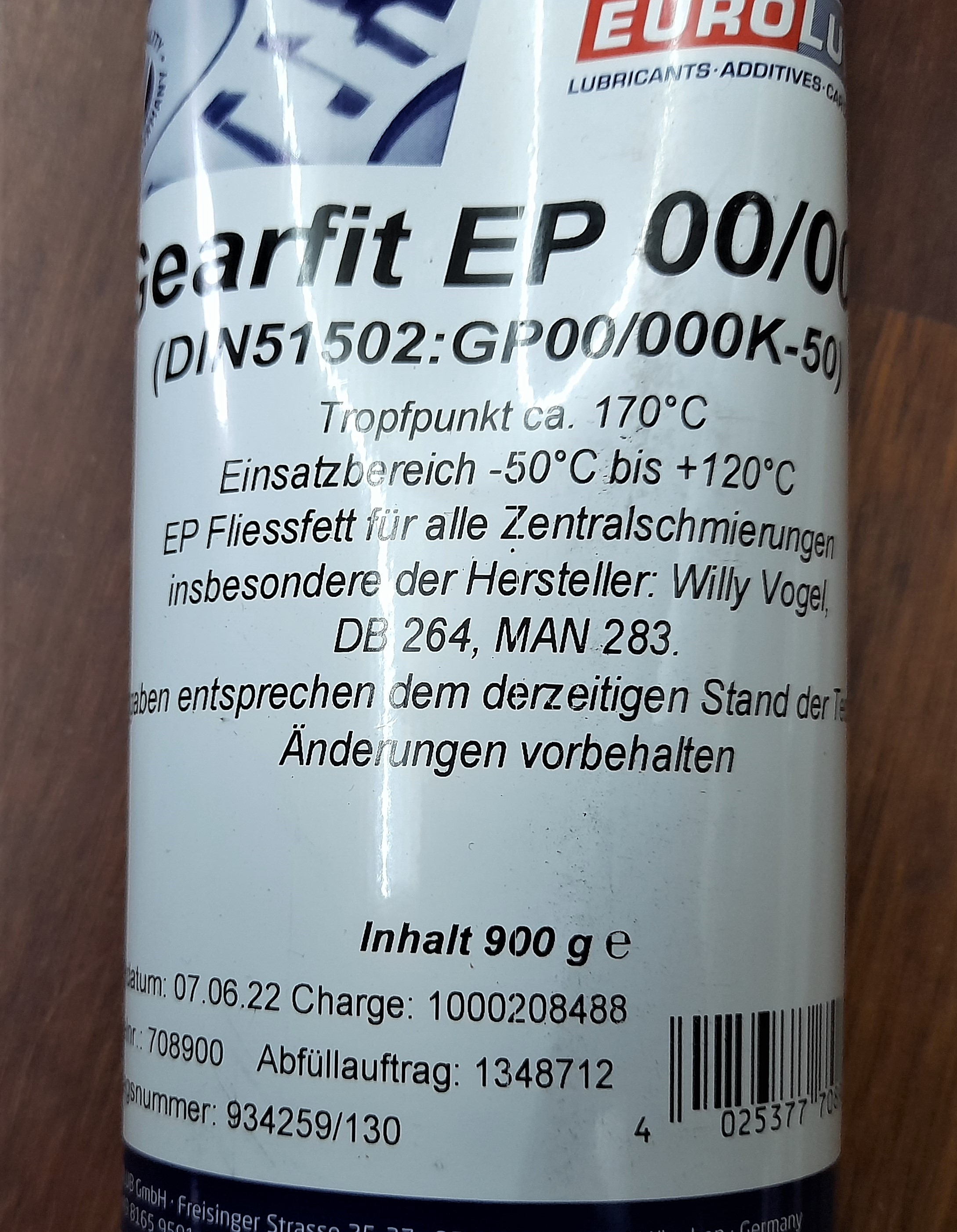 Fließfett , Getriebefließfett , Getriebefett