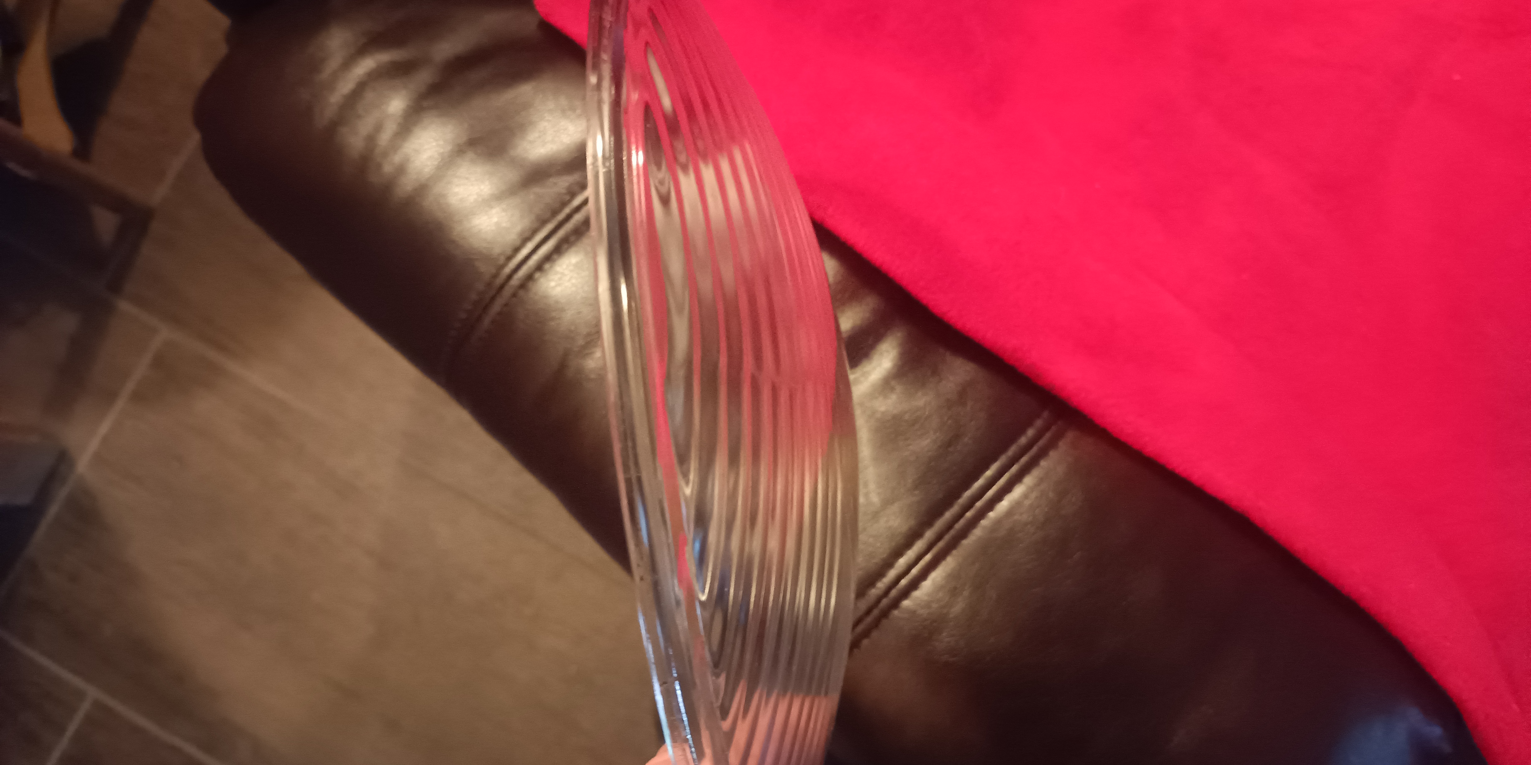 Scheinwerferglas  240mm Horch gewölbt