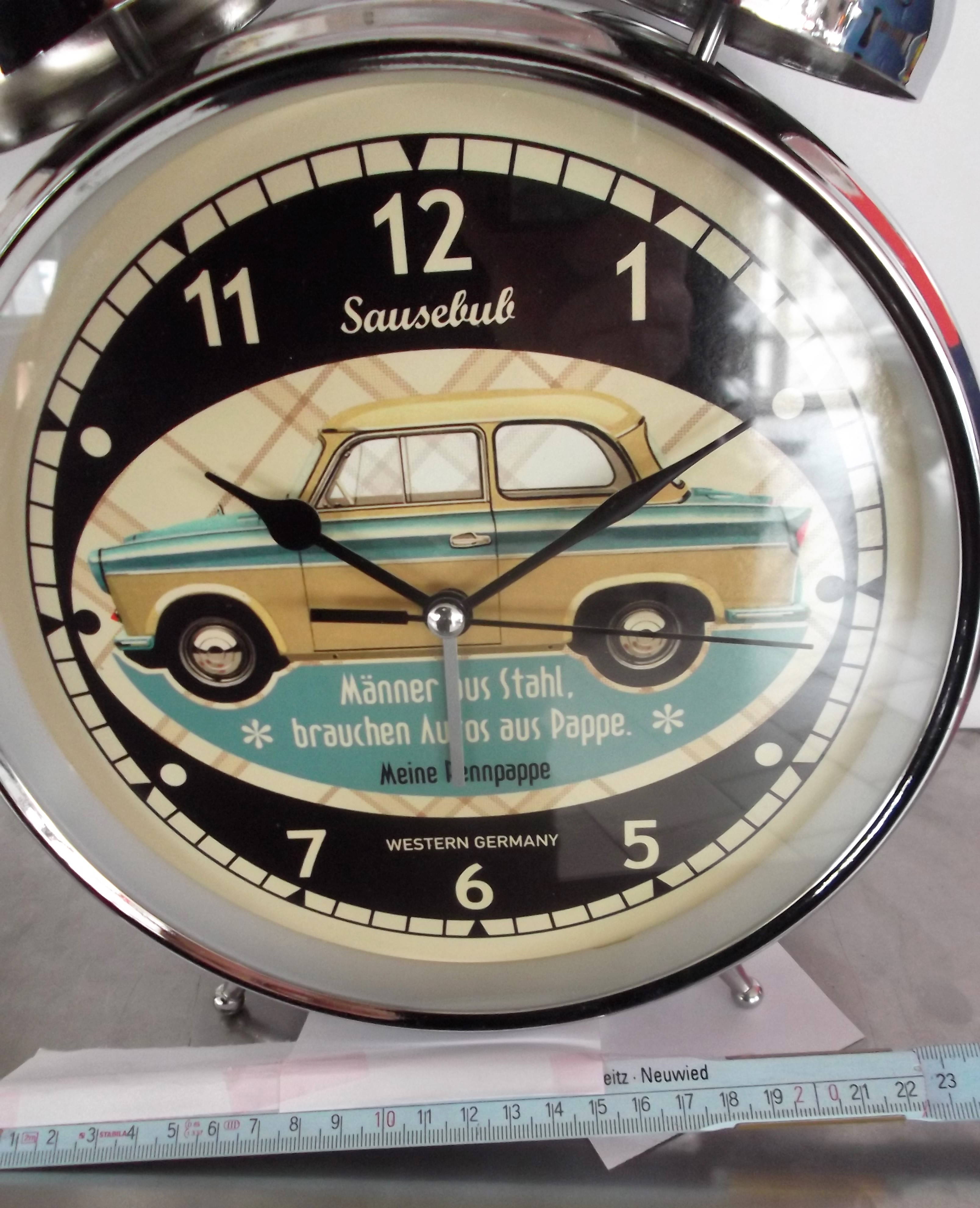 Retrowecker , Wecker XXL Trabant