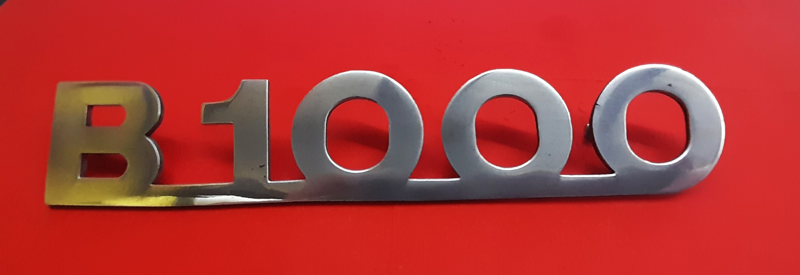 ALU Schriftzug Emblem "B1000"  Barkas B1000