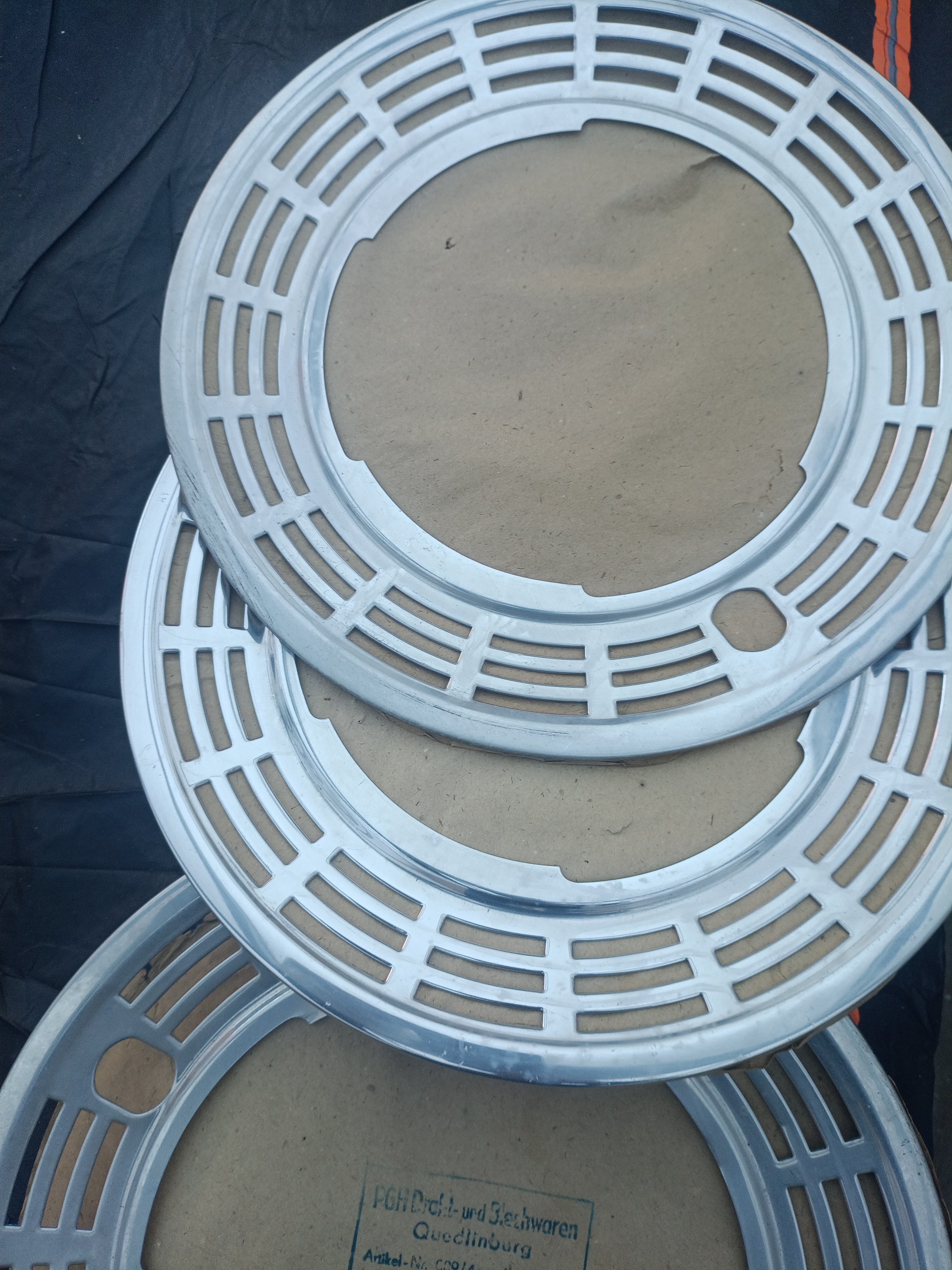 Radzierringe Felgenzierringe 13`` Wartburg 312 353  Trabant