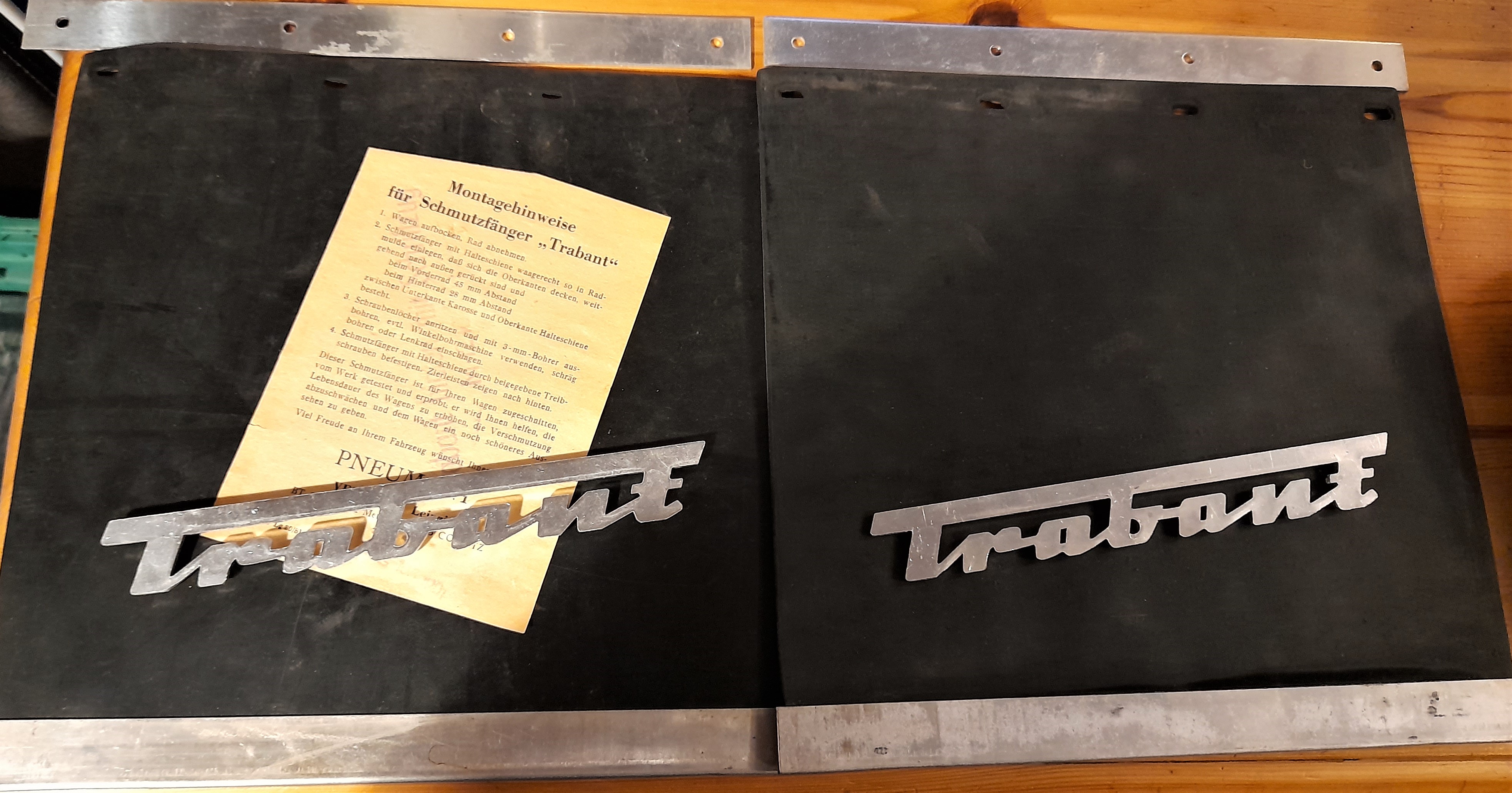 Original Schmutzfänger Spritzlappen Trabant 500 600 601 P50 P60