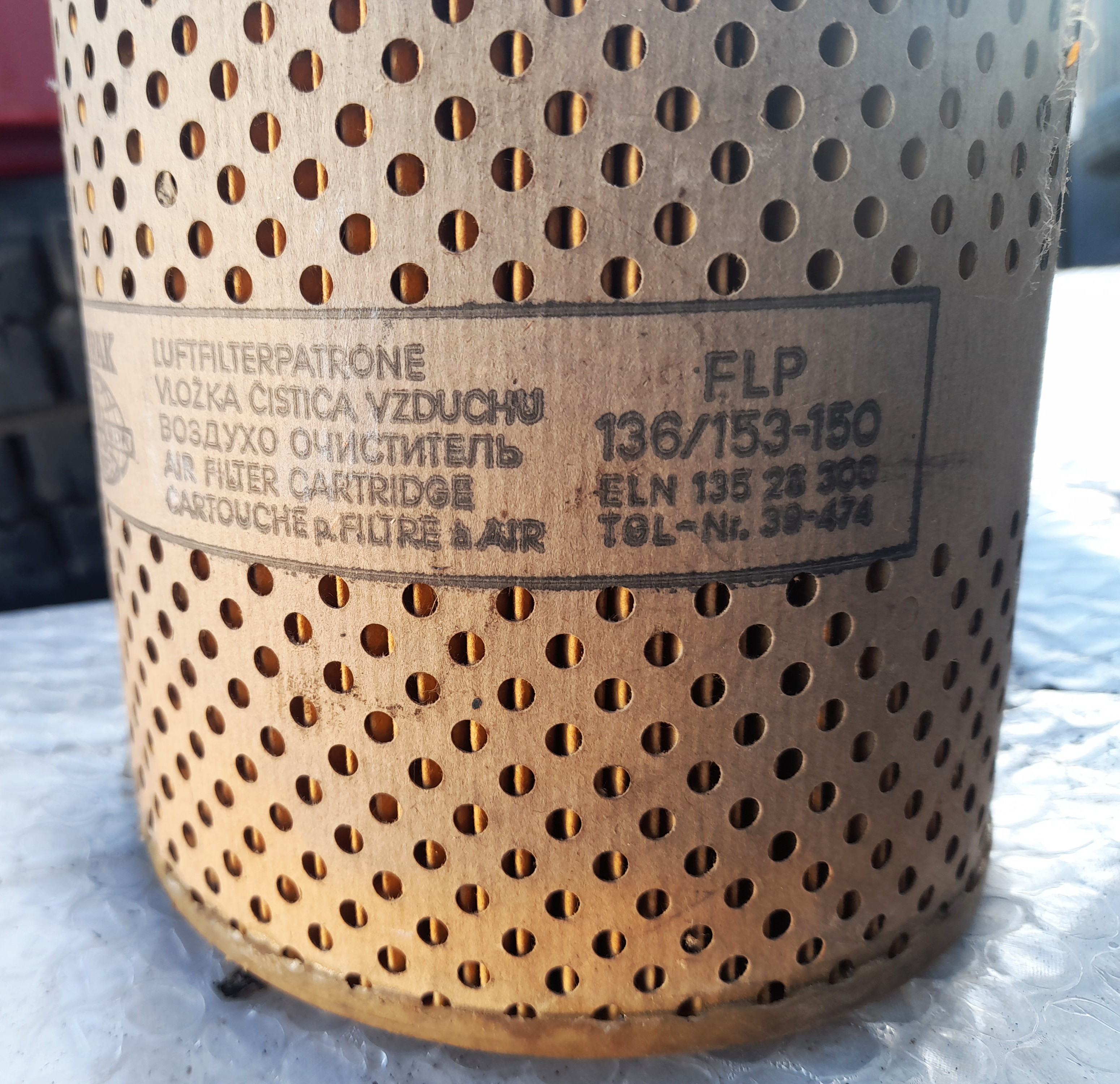 Luftfilter Luftfiltereinsatz Filtrak Wartburg 353 Barkas B1000