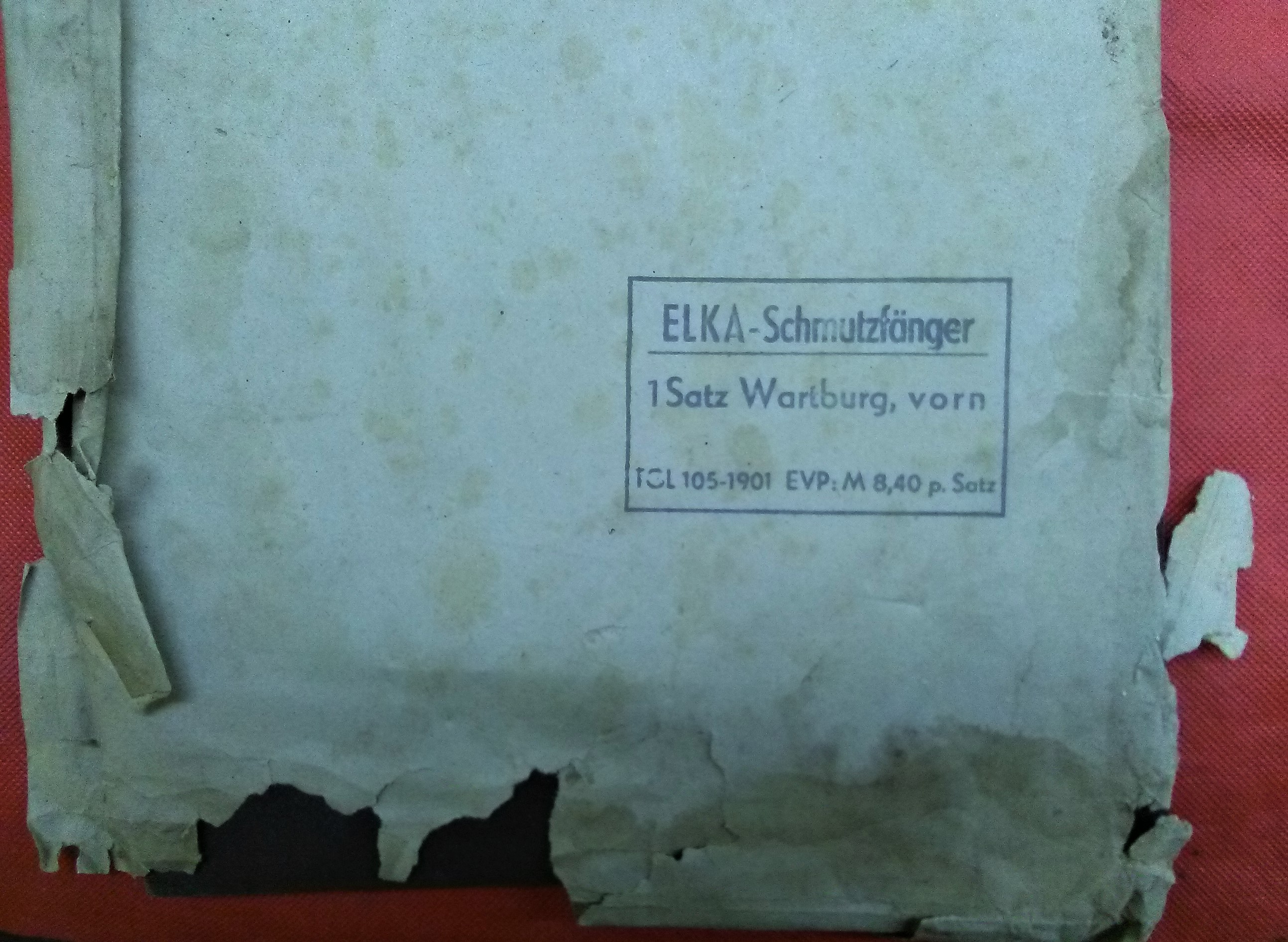 Schmutzfänger, Spritzlappen Wartburg 353