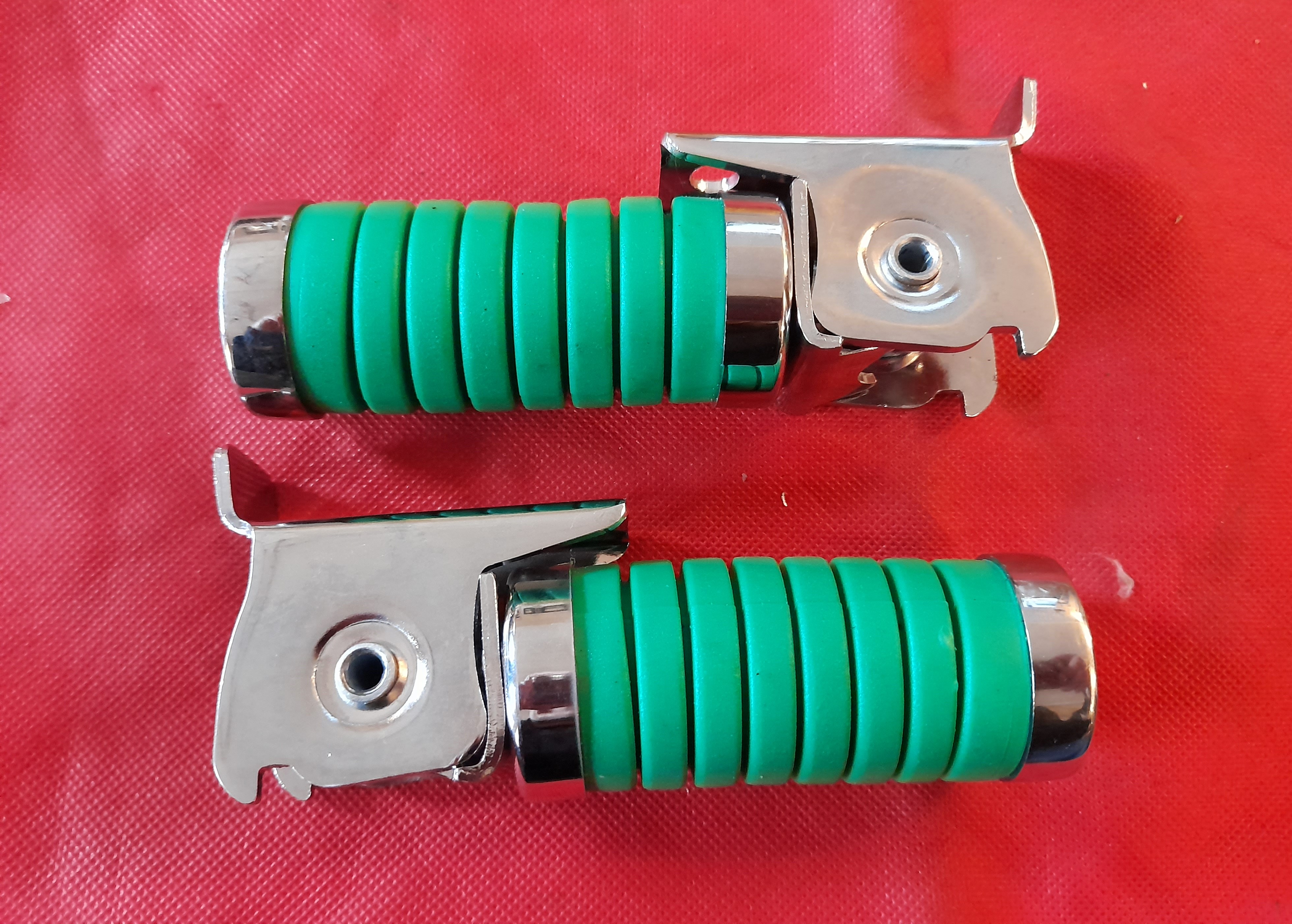 Beifahrerfußrasten Soziusfußrasten Simson  grün