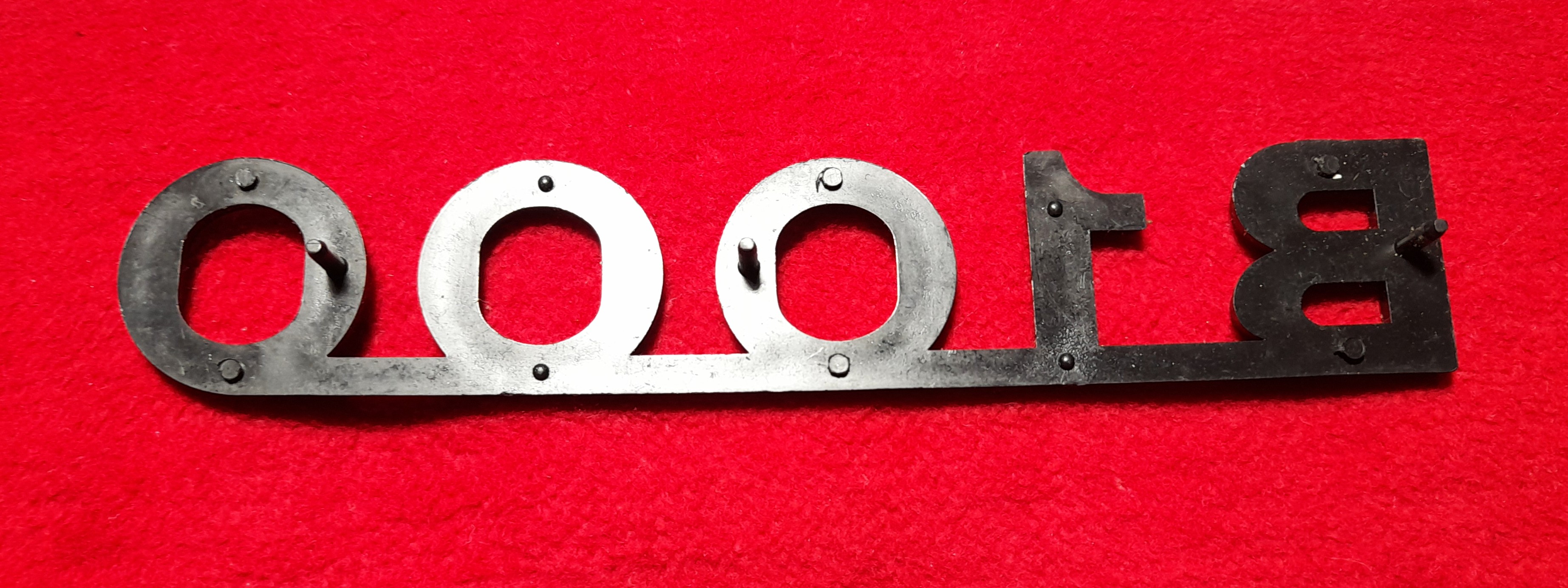 Emblem "B1000"  Schriftzug Barkas B1000