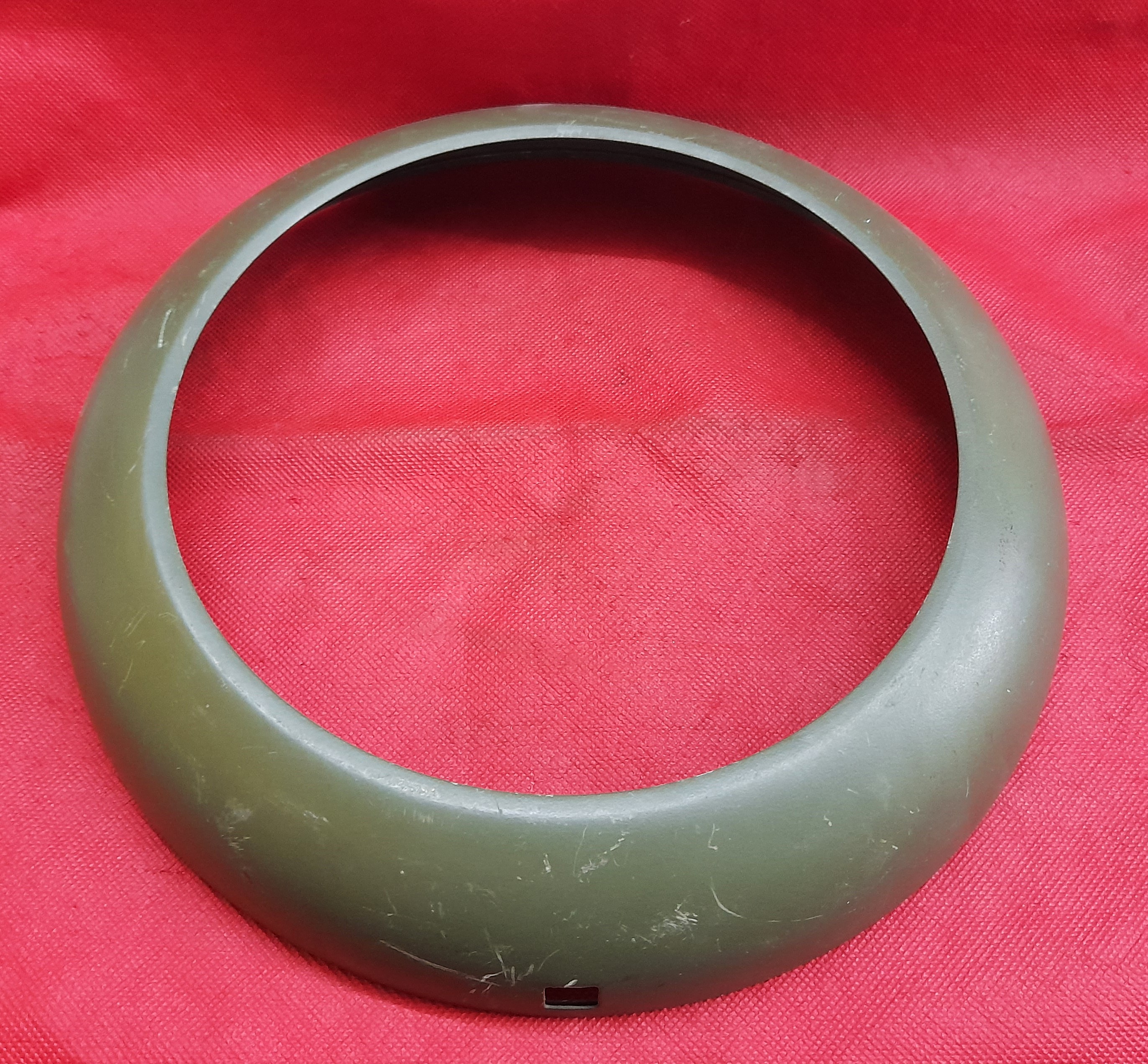 Scheinwerferringe, Lampenringe NVA-grün