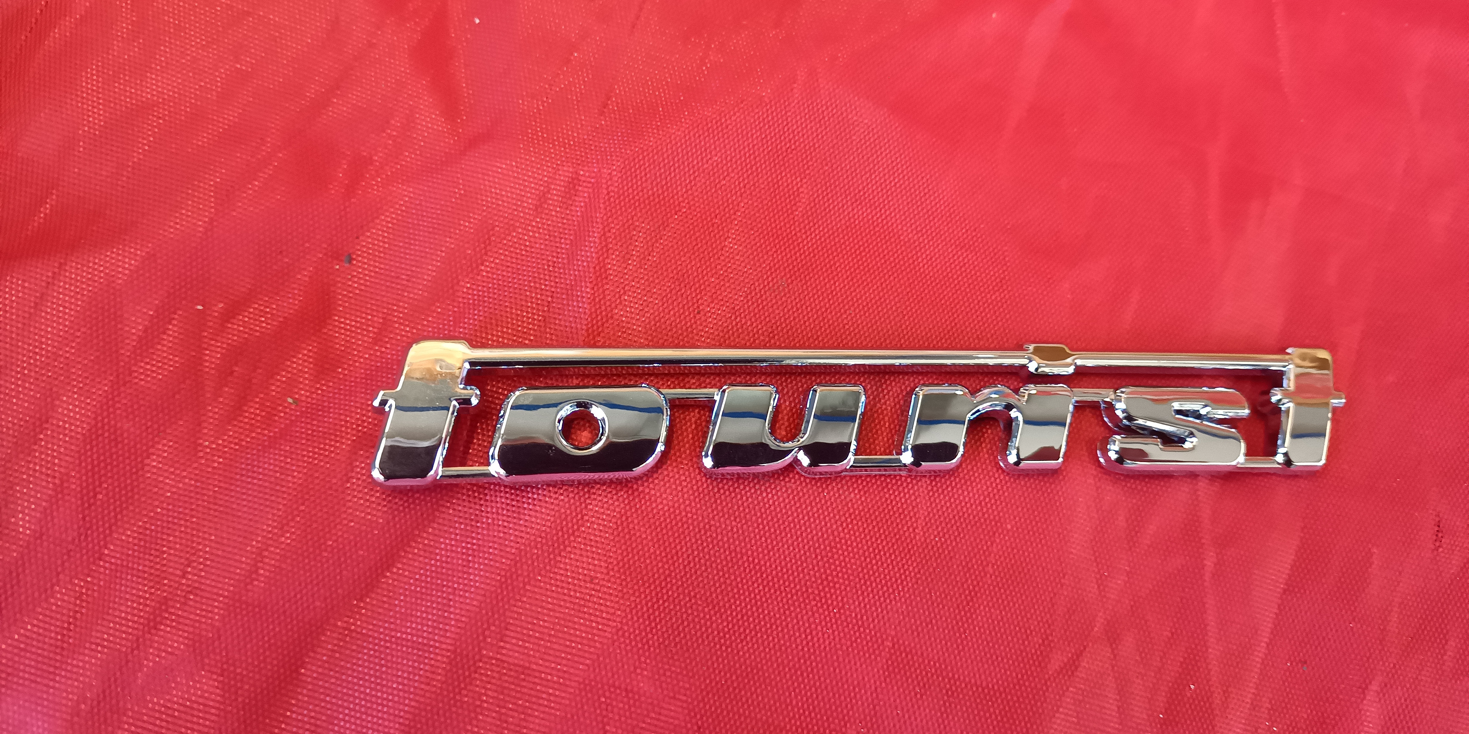 Emblem , Schriftzug "tourist" chrom Wartburg 353