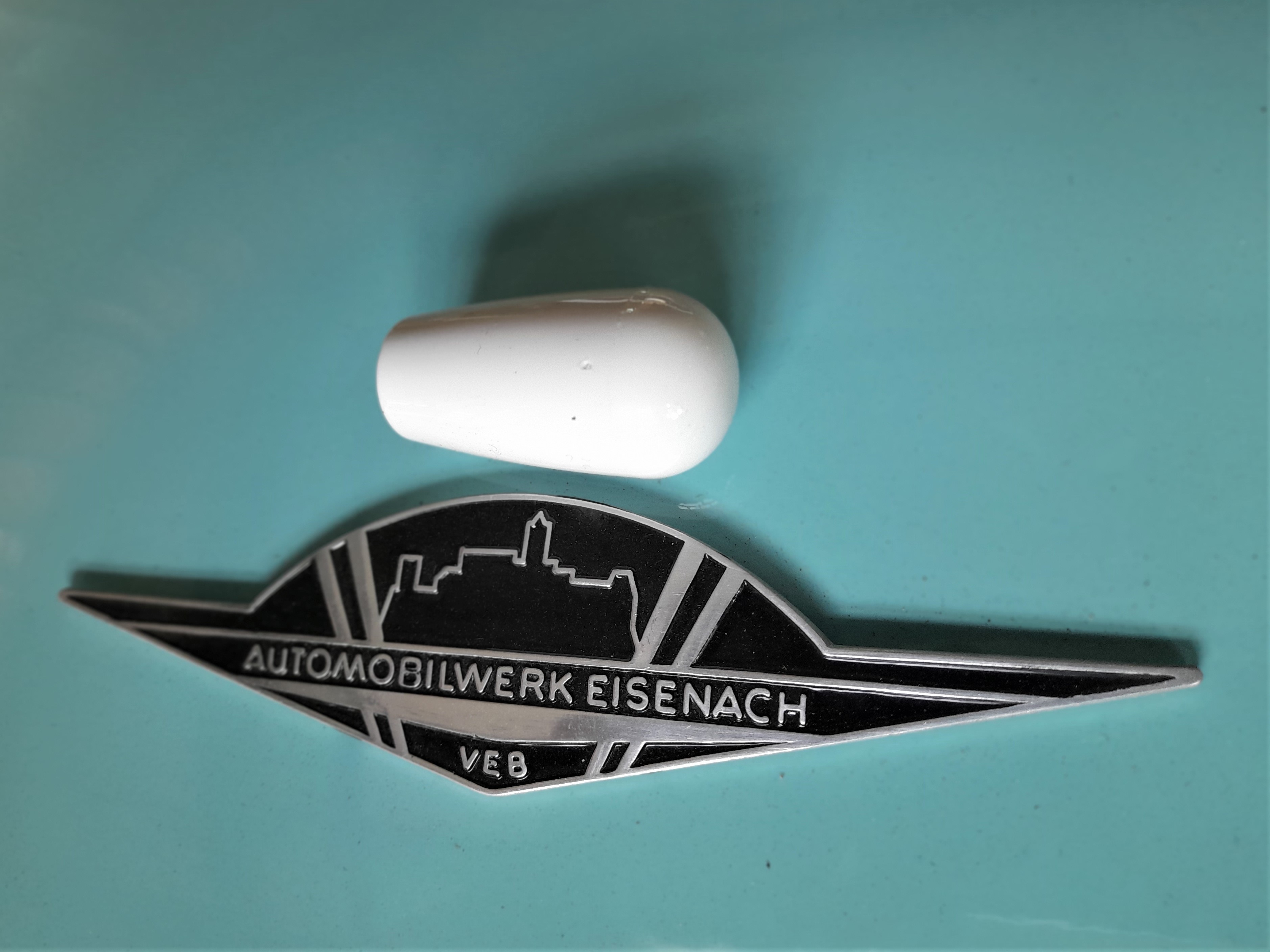 Schaltknauf Schalthebel cremeweiß Wartburg 311 312 313 IFA F9