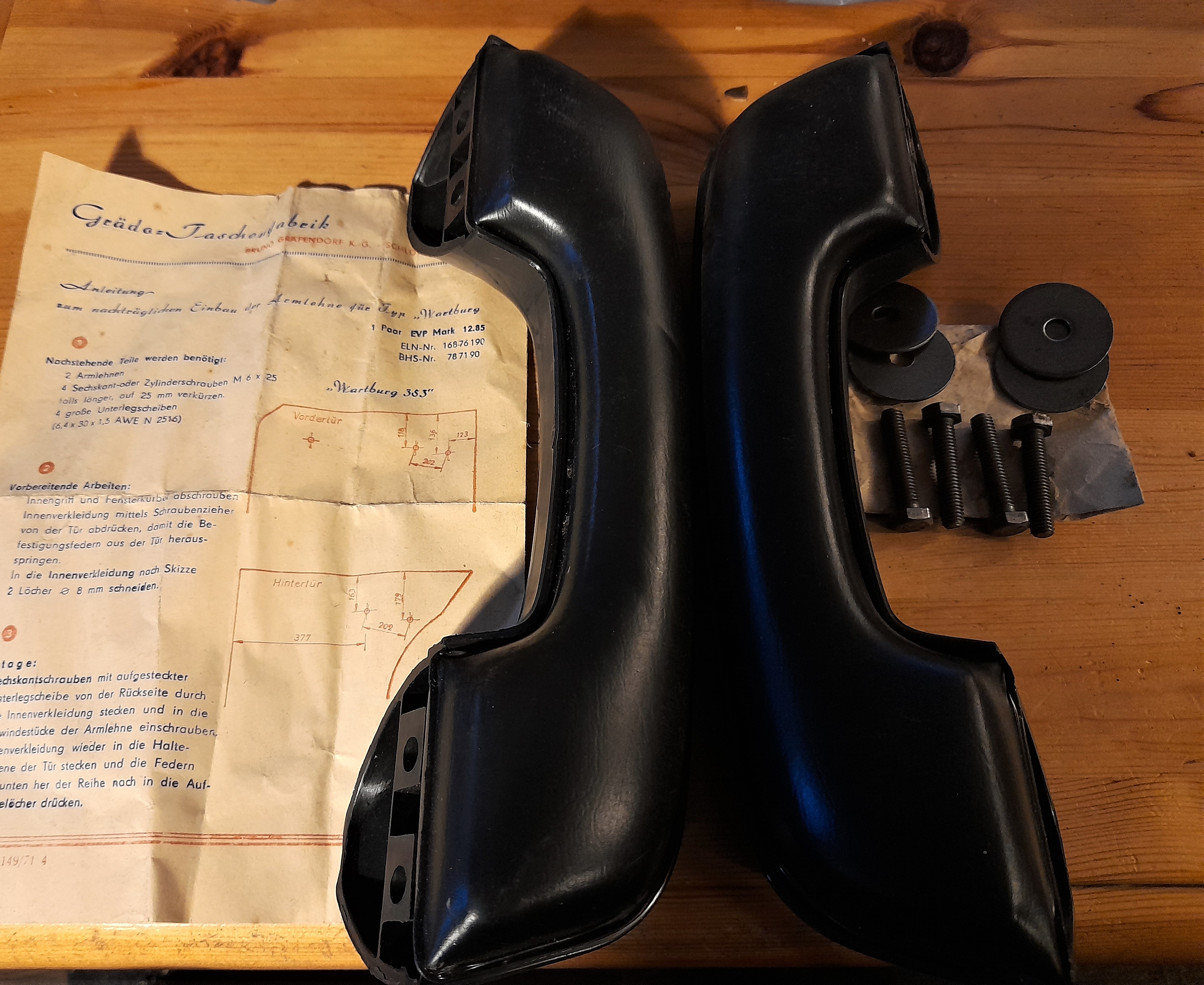 Armlehnen Türinnengriffe Wartburg Trabant