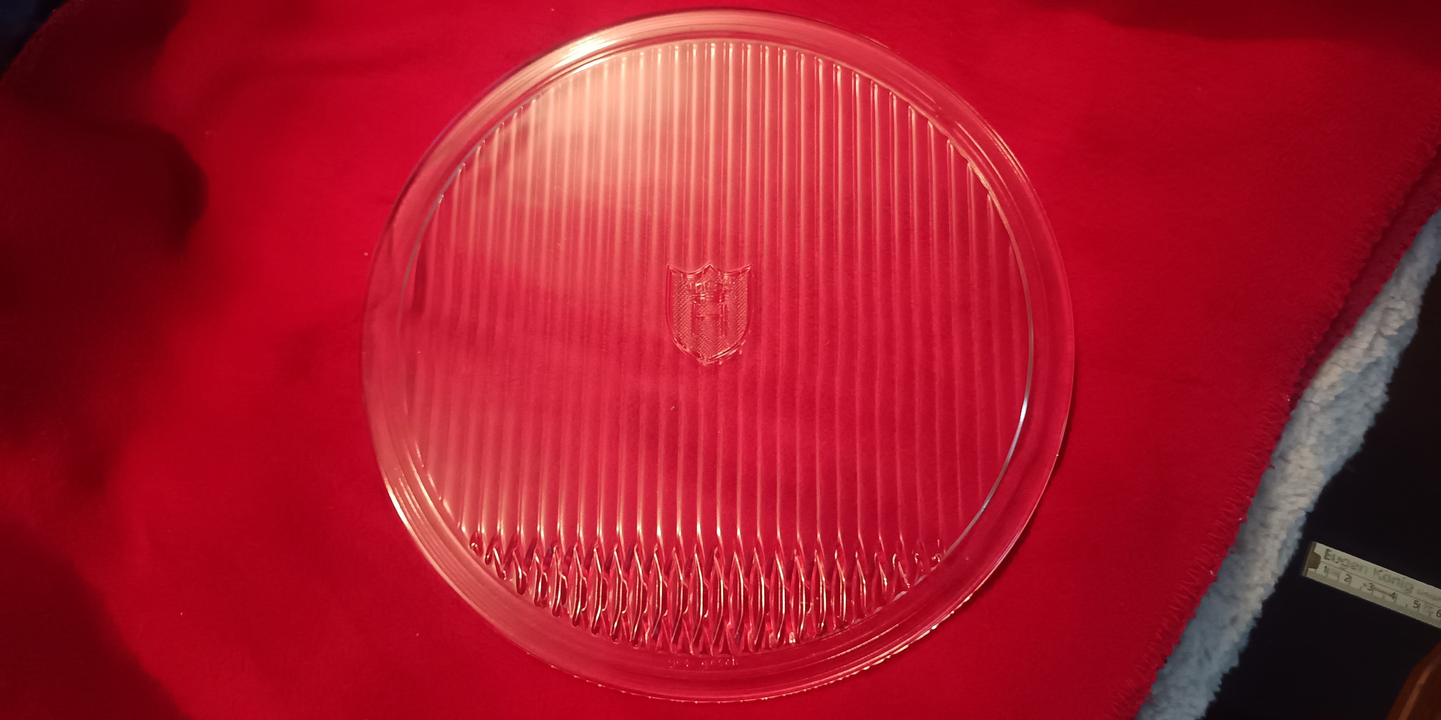 Scheinwerferglas  280mm Horch gerade