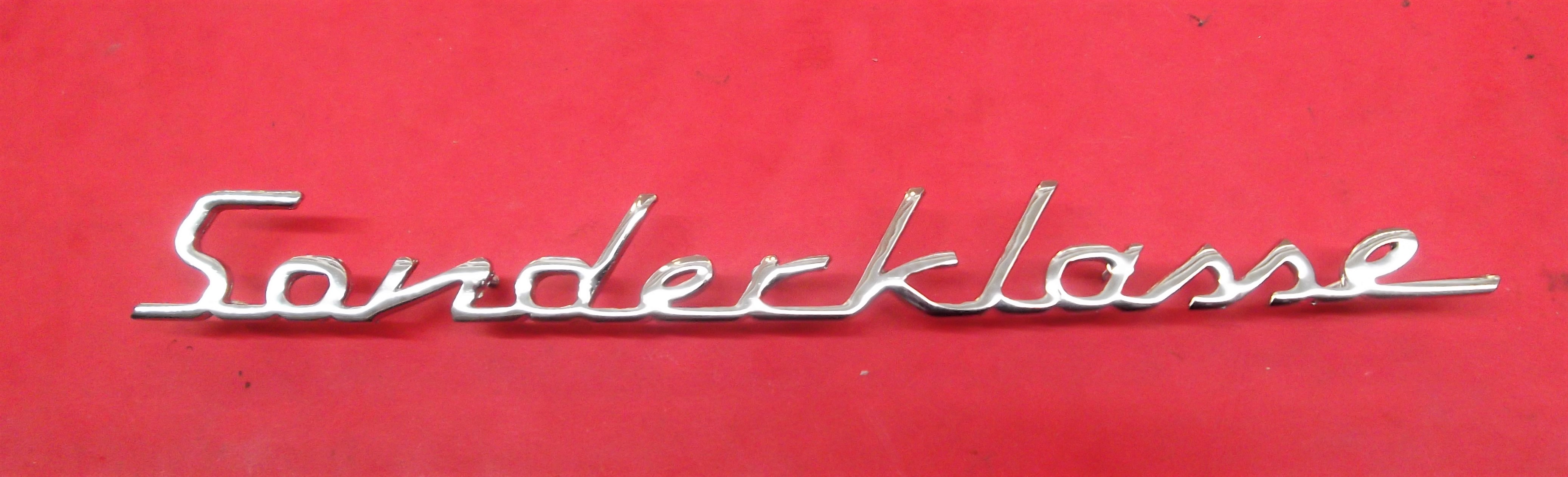 Schriftzug Sonderklasse DKW