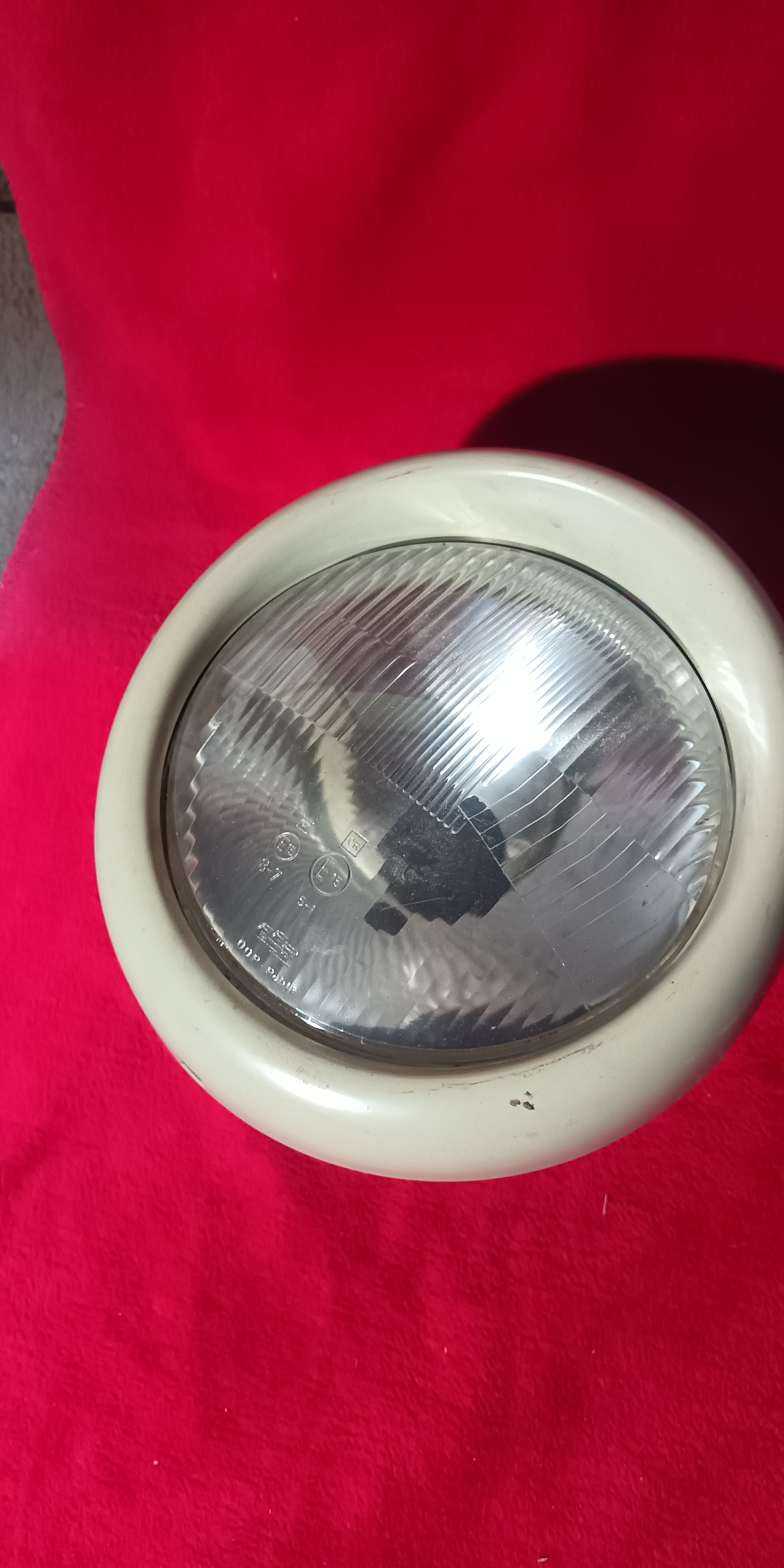 komplett Scheinwerfer Trabant mit Lampentopf und Ring