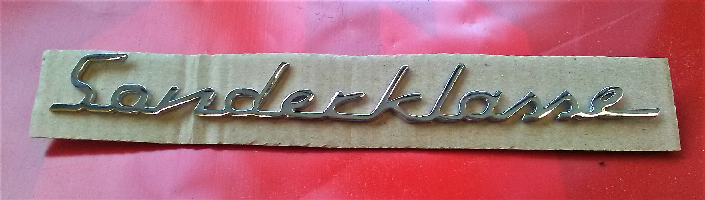 Schriftzug Sonderklasse DKW