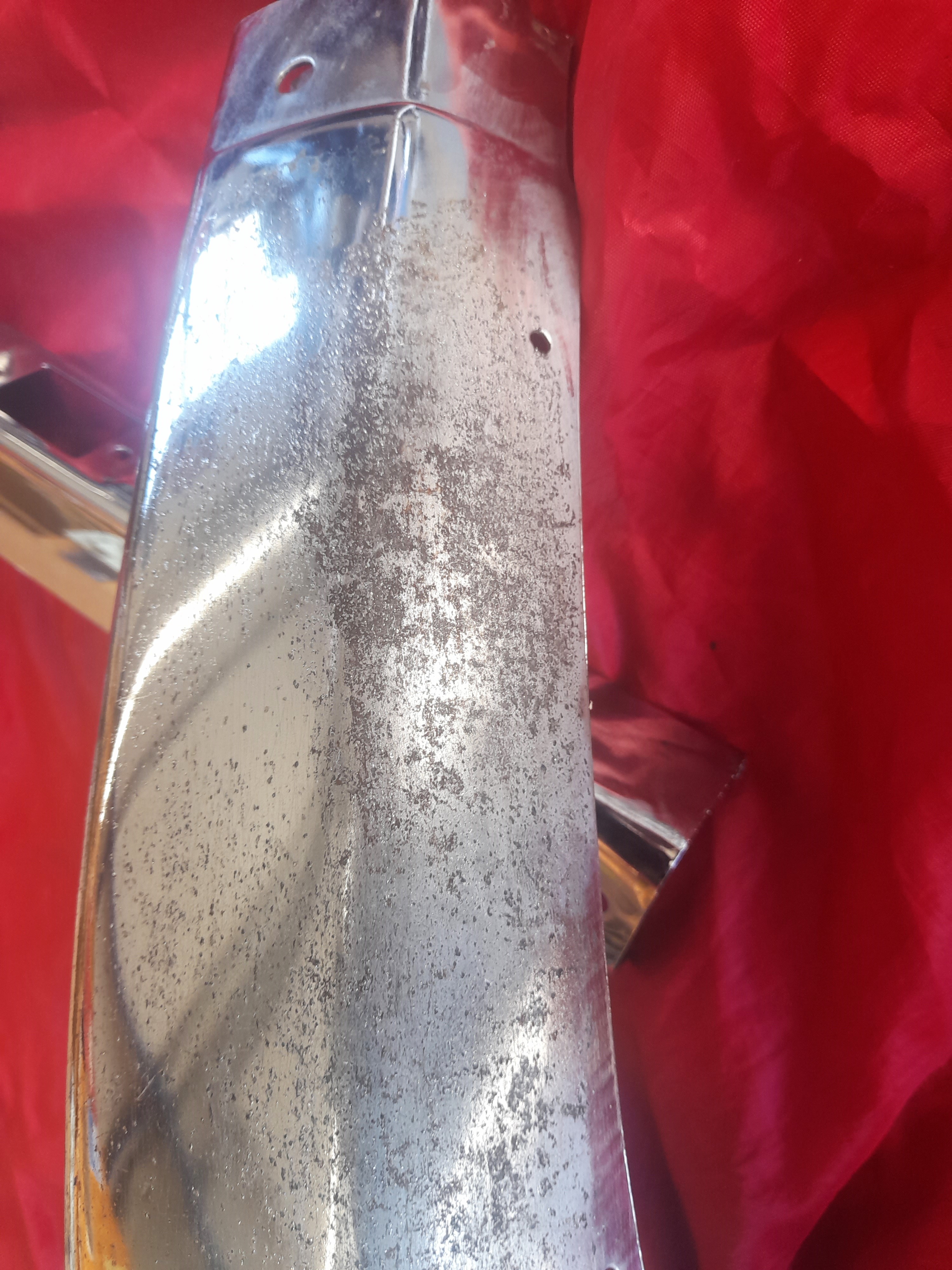 Stoßstange hinten 3 Teile Chrom Wartburg 353