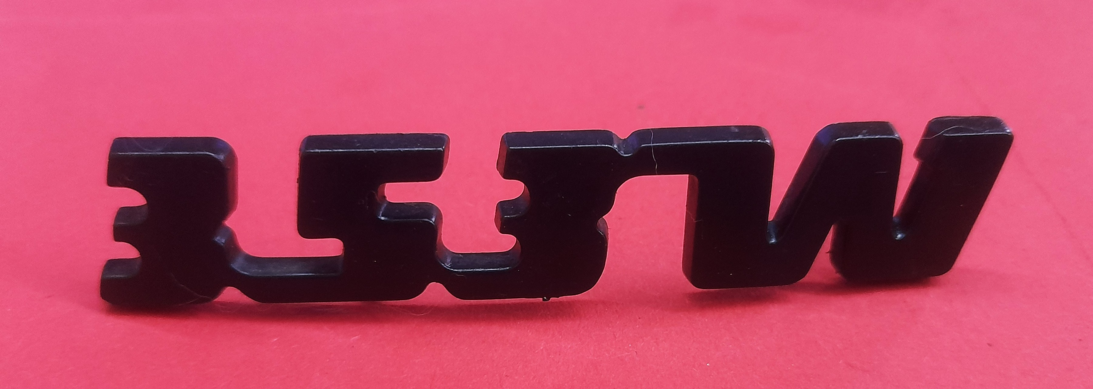 Schriftzug Emblem "353W" schwarz Wartburg 353