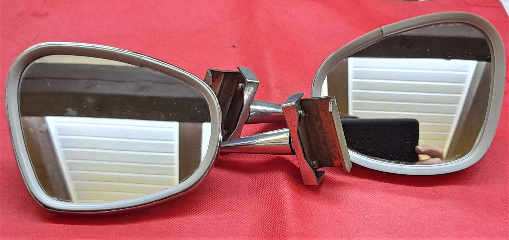 Nierenspiegel Außenspiegel Rückspiegel Chrom Wartburg 311 312 Trabant