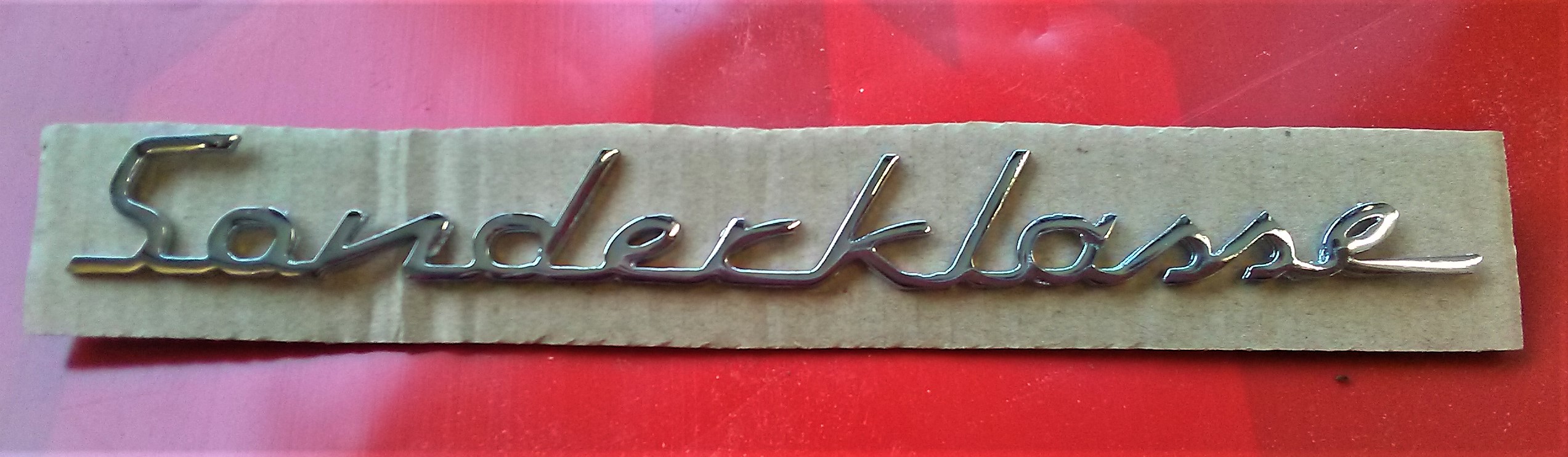 Schriftzug Sonderklasse DKW