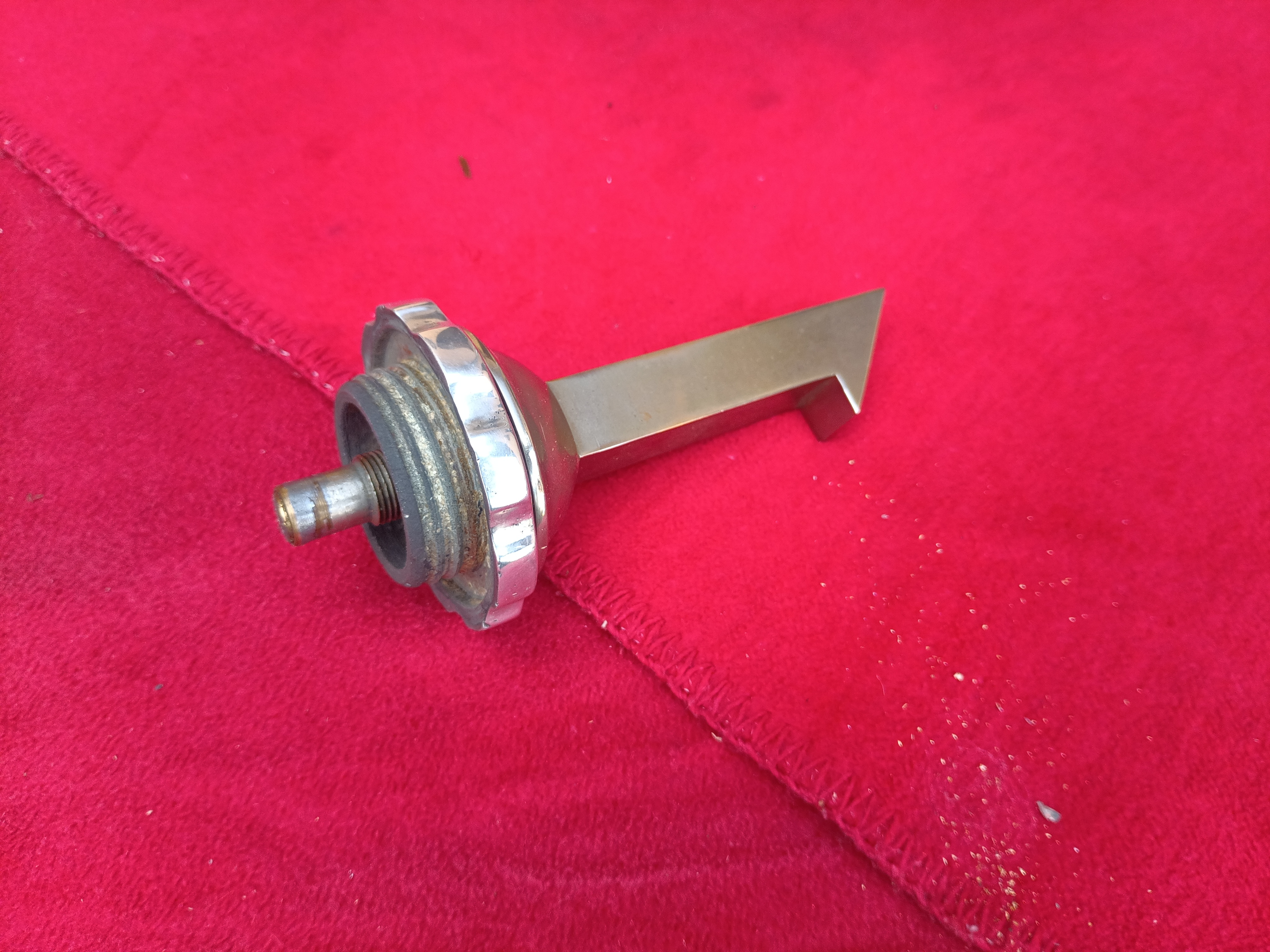 Audi 1 Kühlerfigur Emblem mit Kühlerdeckel und Temperaturanzeige Audi Vorkrieg