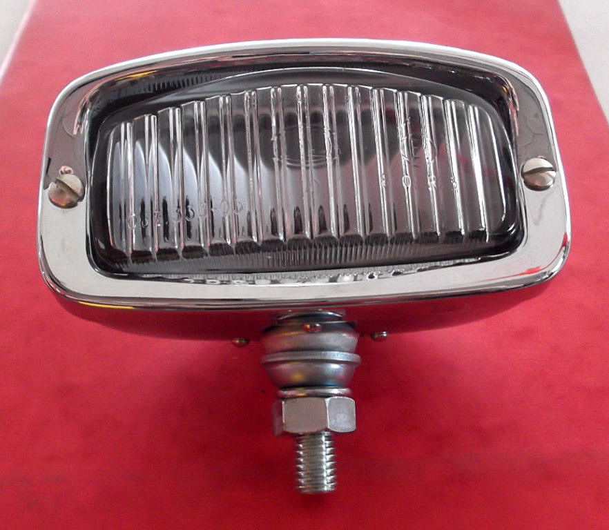 Rückfahrleuchte CHROM Universal Oldtimer Wartburg Barkas Trabant IFA EMW