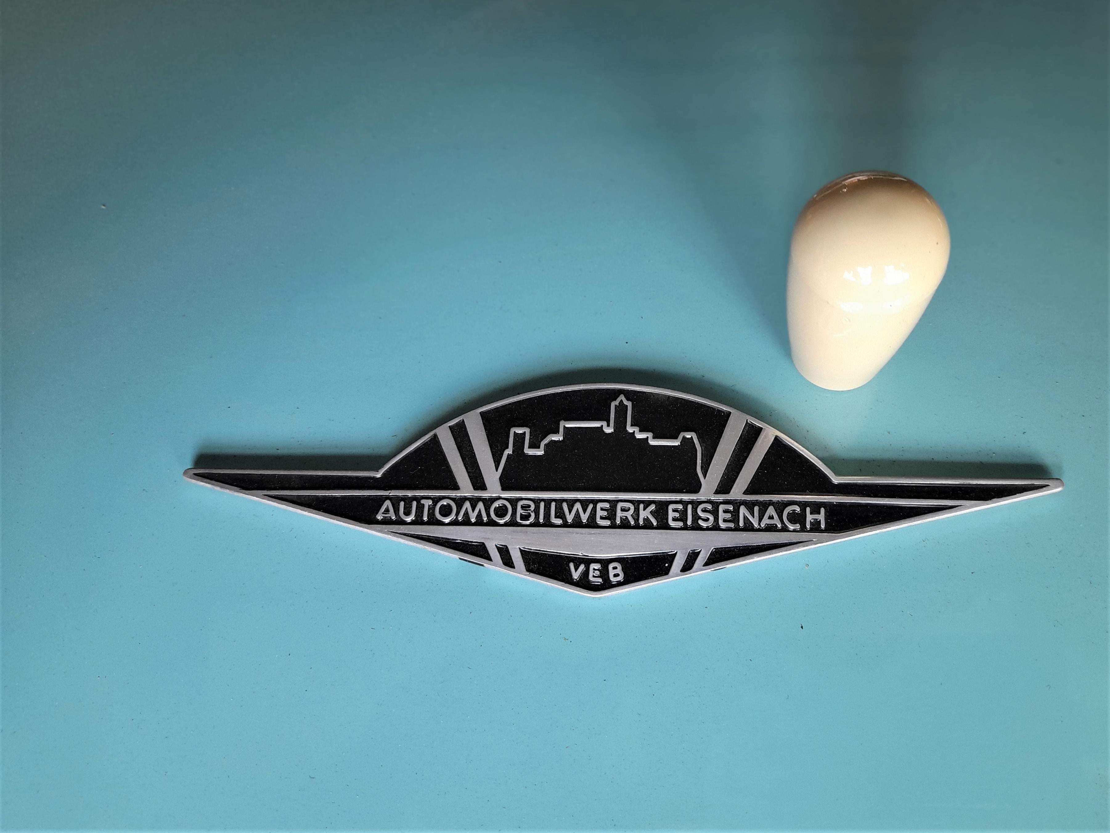 Schaltknauf Schalter elfenbeinfarben Wartburg 311 312 313 IFA F9