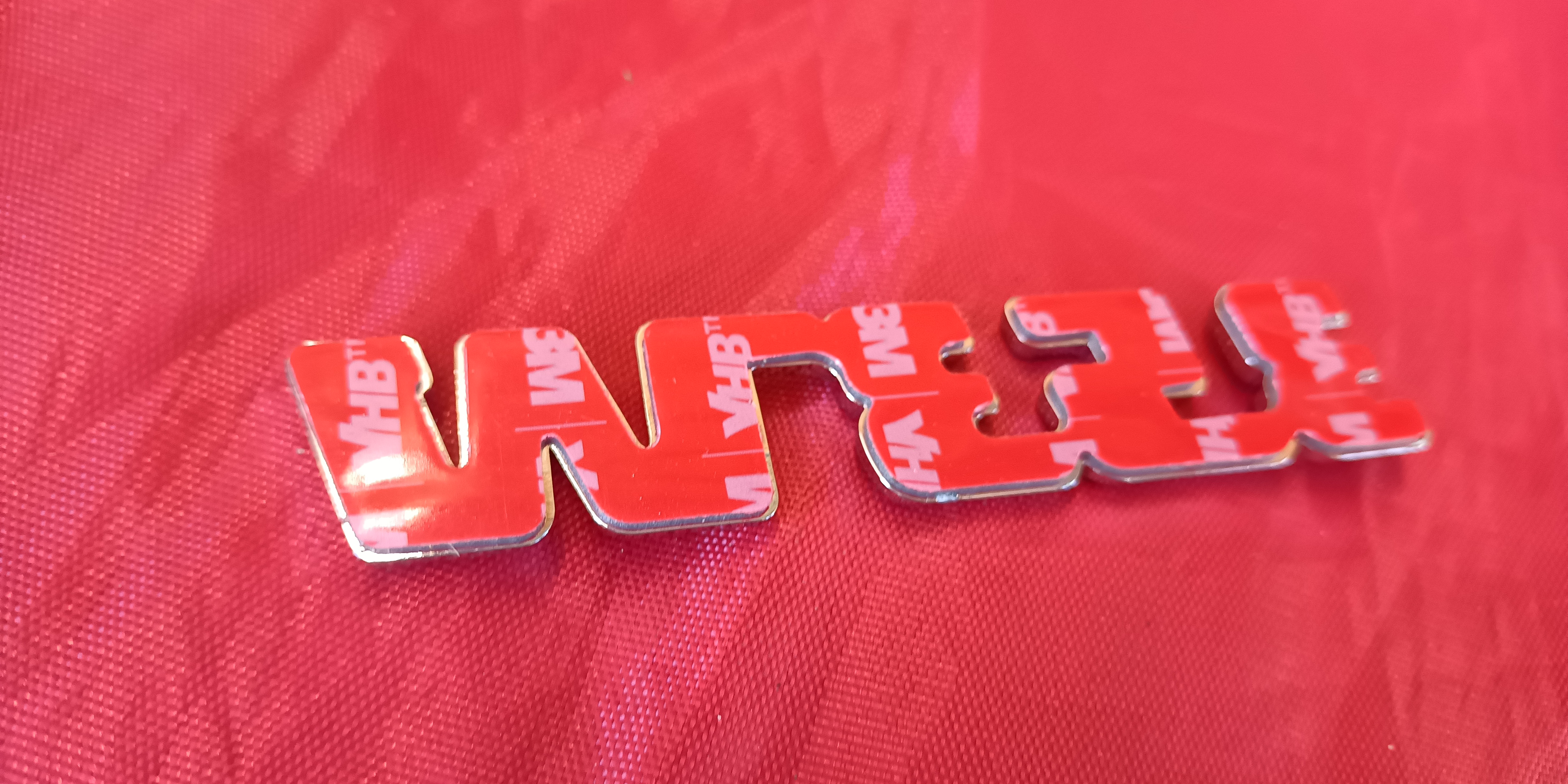 Schriftzug Emblem "353W" chrom Wartburg 353