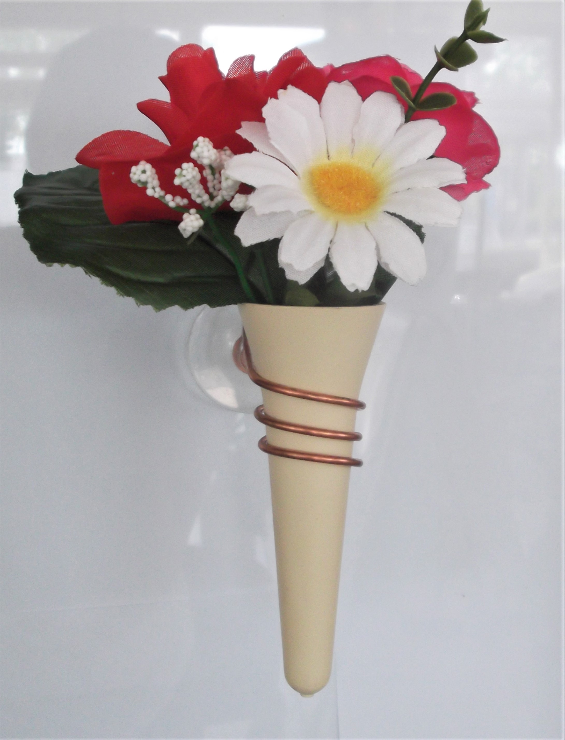 Autovase Vase Blumenvase elfenbein Wartburg Oldtimer Trabant Barkas IFA MB Opel BMW EMW
