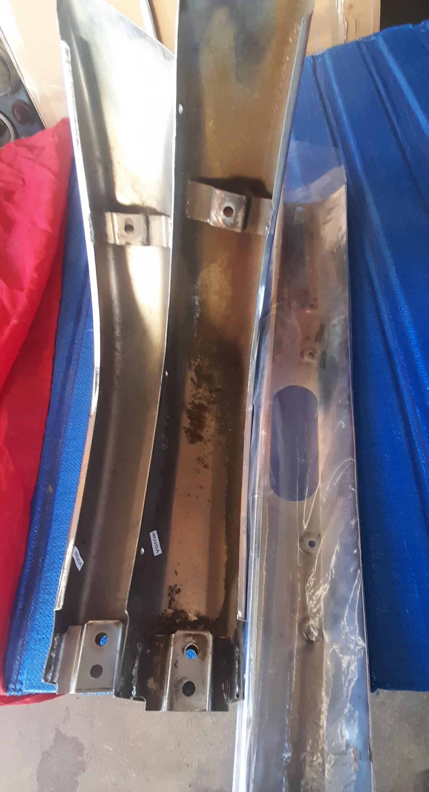 Stoßstange vorn 3 Teile Chrom Wartburg 353