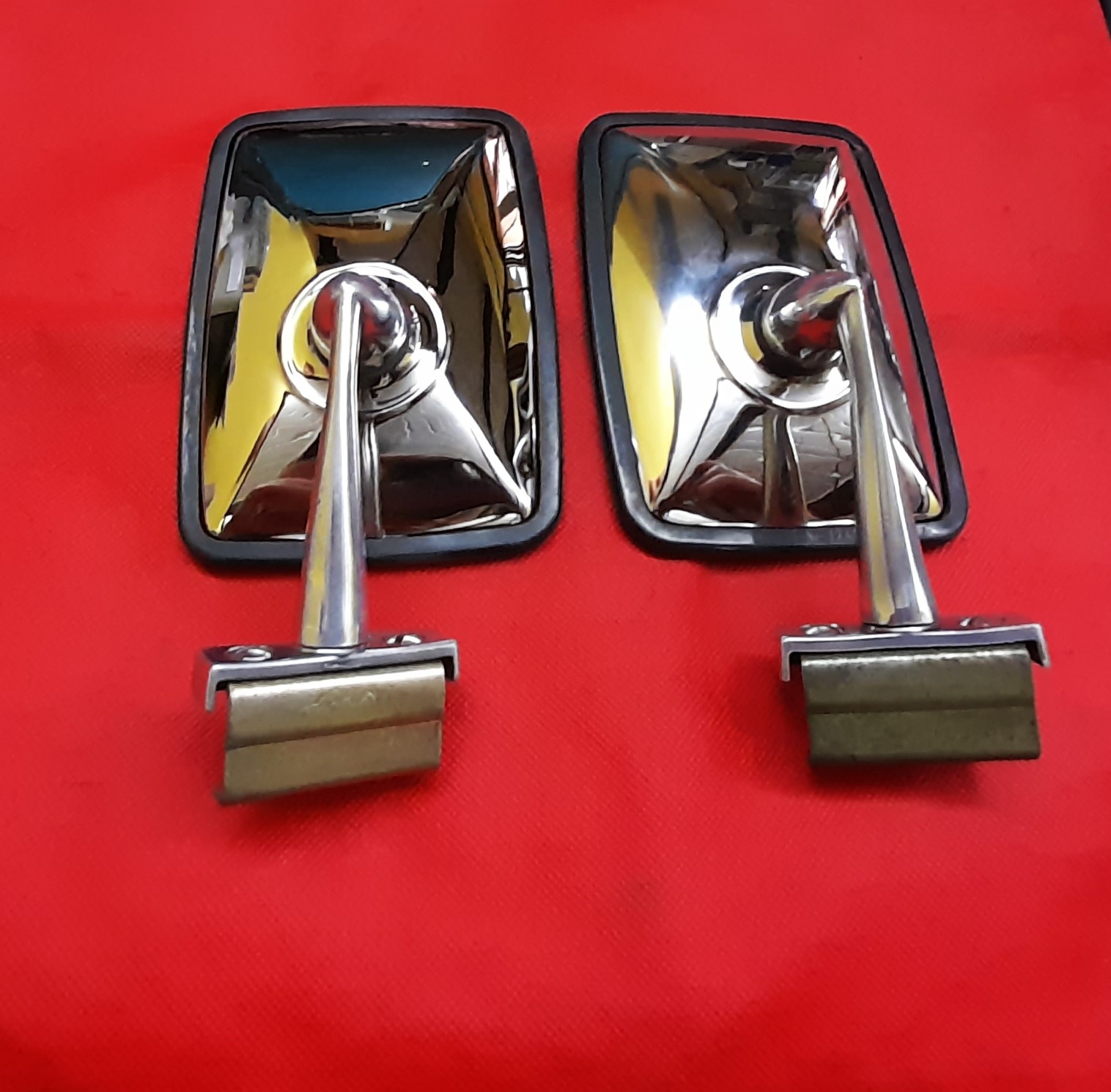 Außenspiegel Spiegel Chrom Spiegelpaar Wartburg Trabant