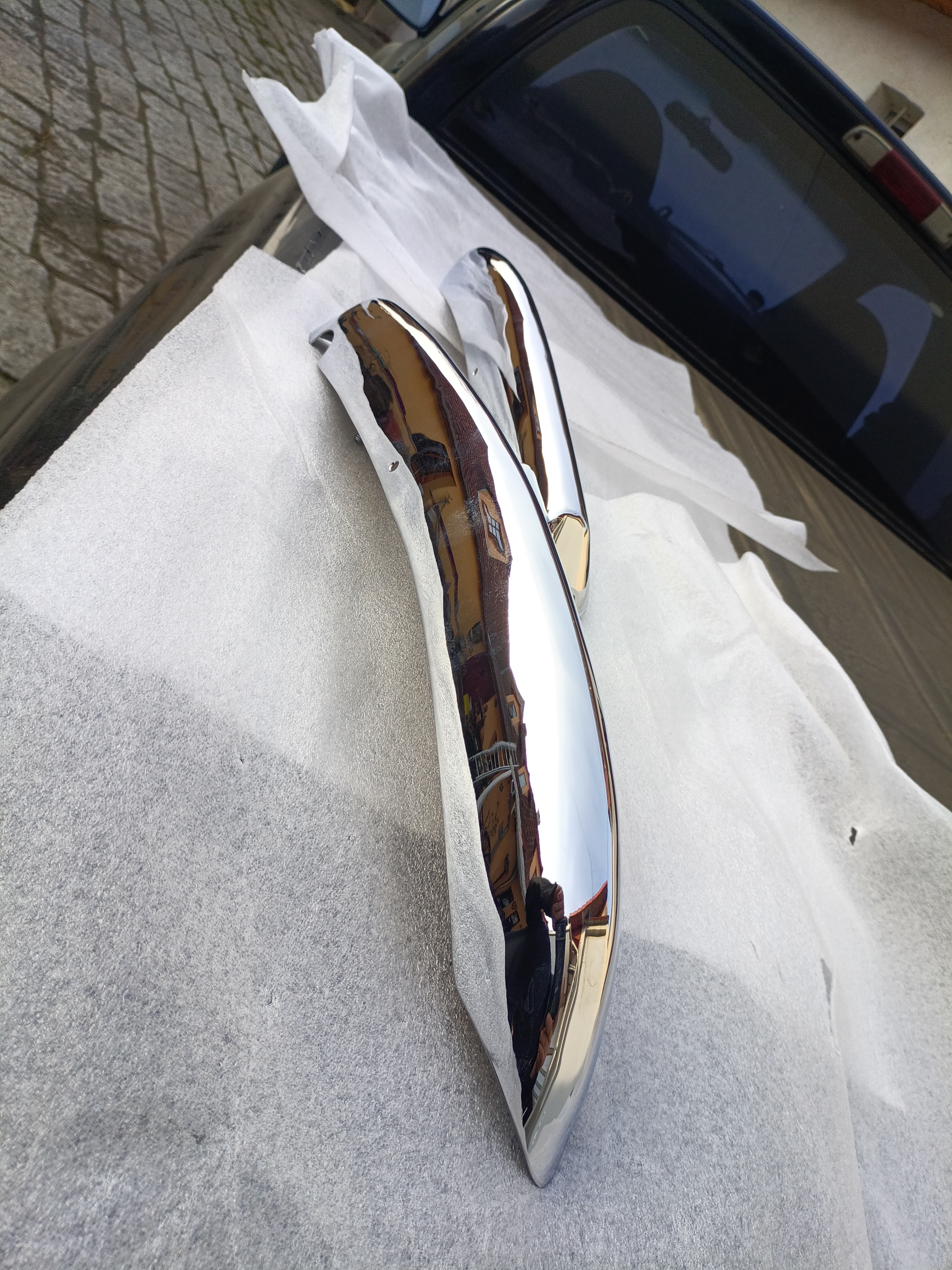 Stoßstange hinten Wartburg 313 Sport  chrom