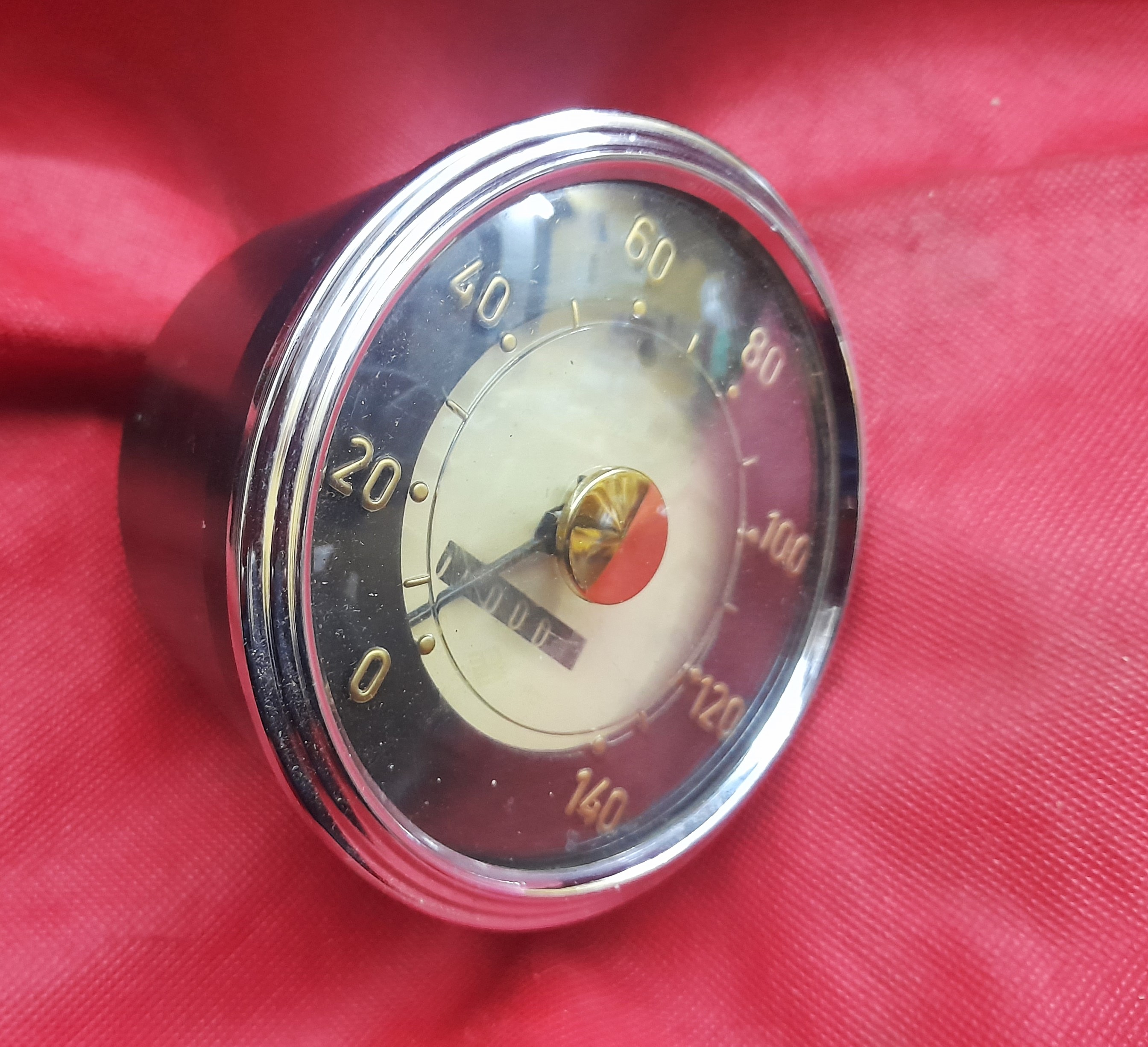 Tachometer Tacho 140 km/h Goldpunkt Wartburg Barkas Framo