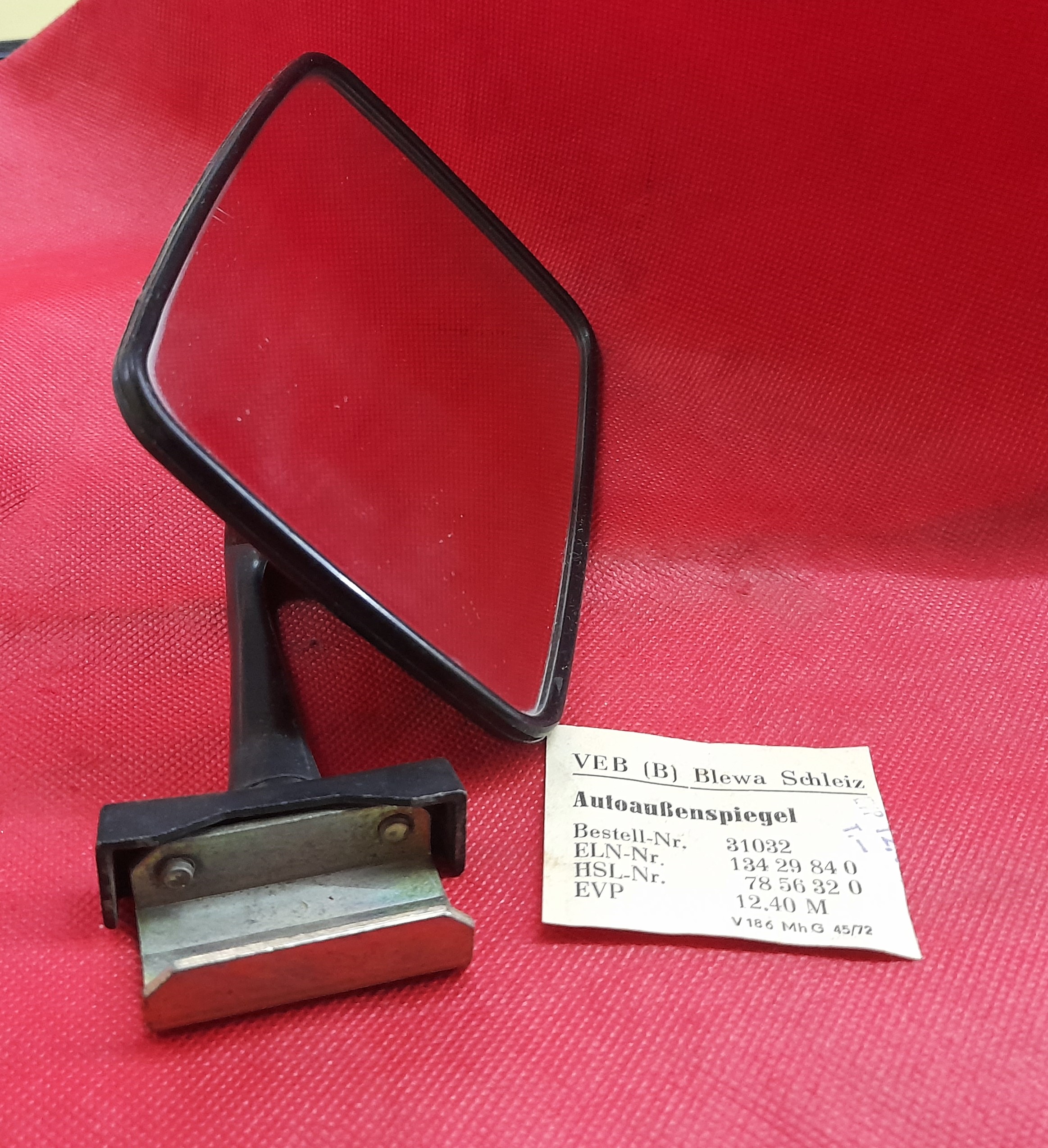 Außenspiegel , Klemmspiegel Wartburg , Trabant
