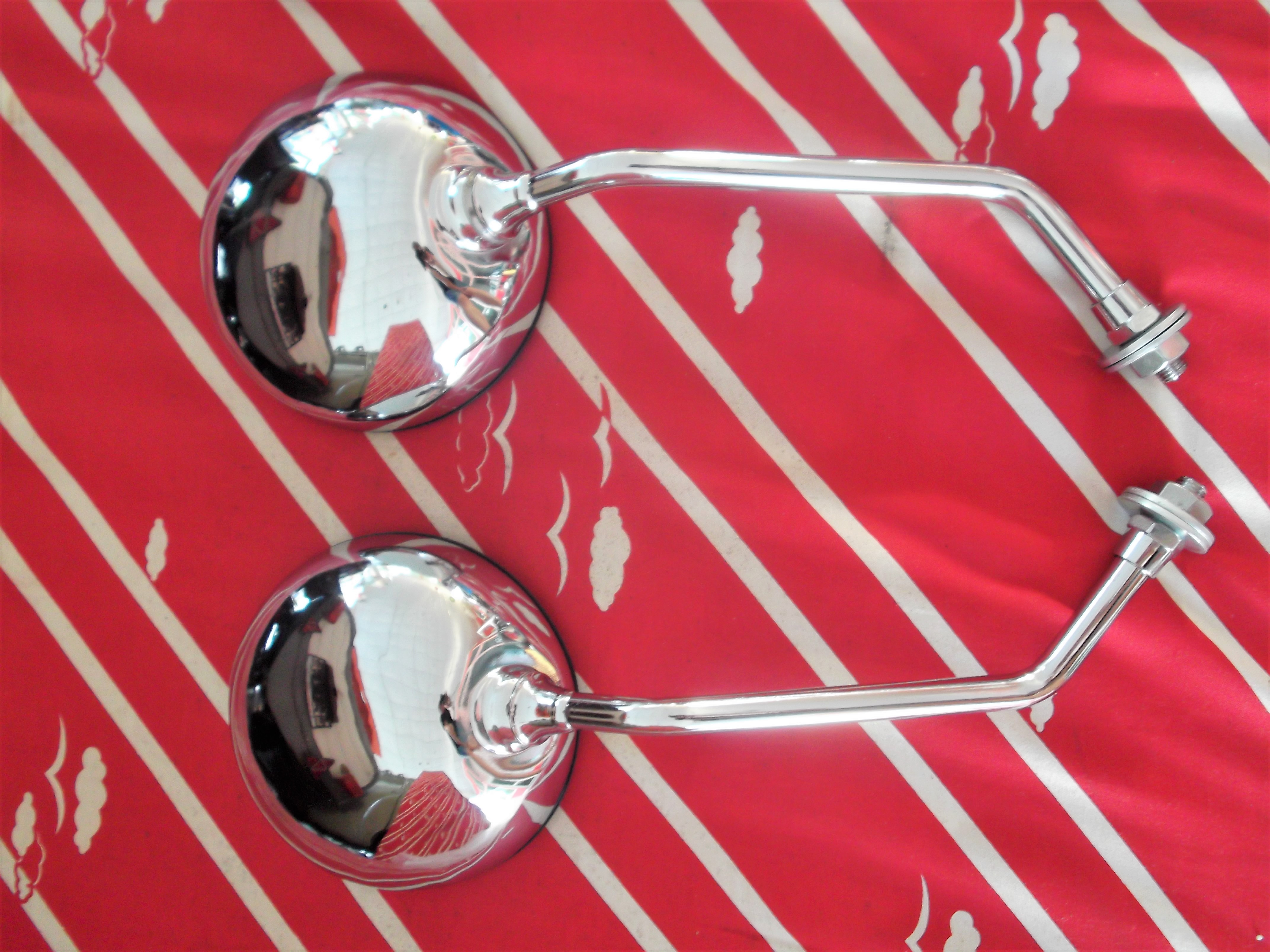 Chrom Spiegel Spiegelsatz Außenspiegel Barkas B1000 Universal Oldtimer