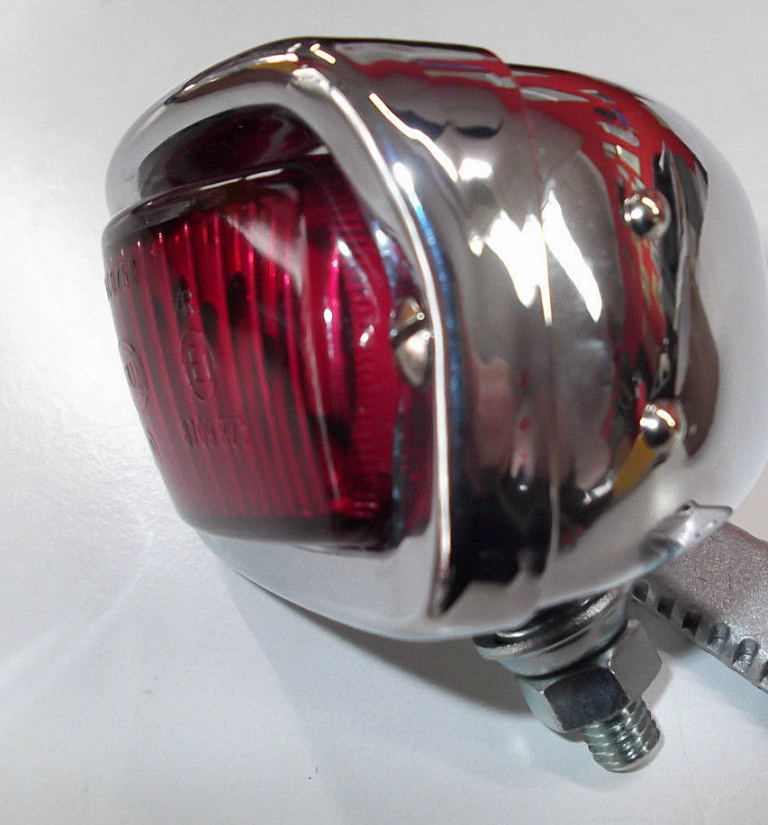 Nebelschlußleuchte Nebelleuchte Chrom Universal Oldtimer