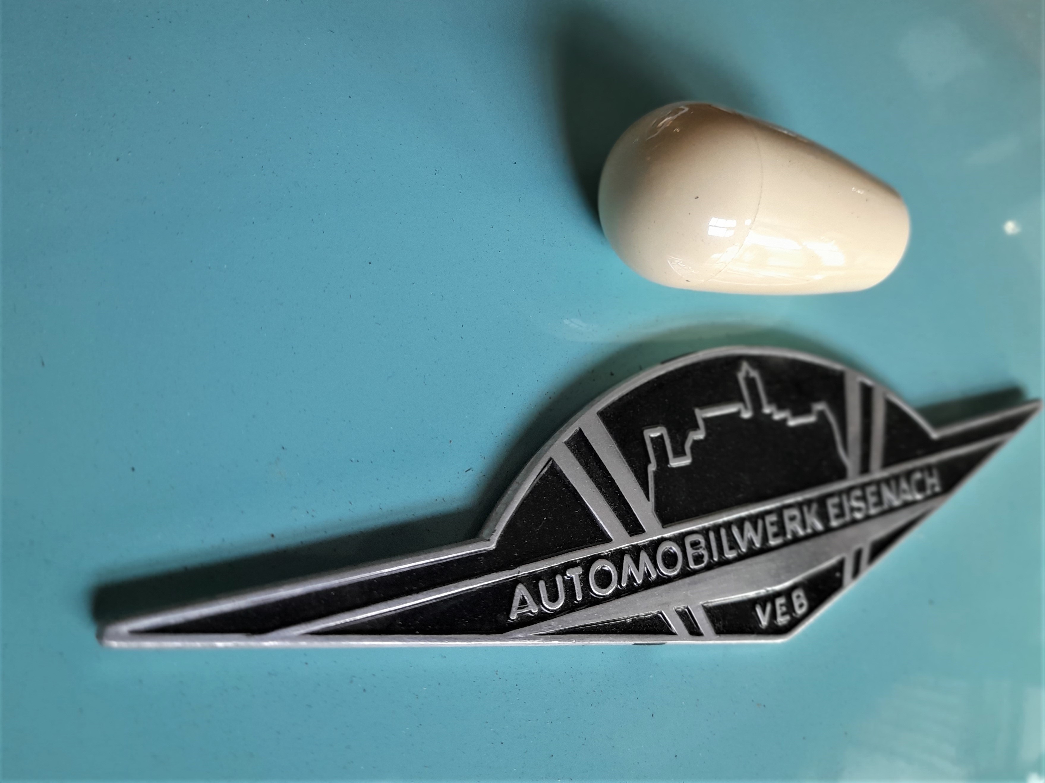 Schaltknauf Schalter elfenbeinfarben Wartburg 311 312 313 IFA F9