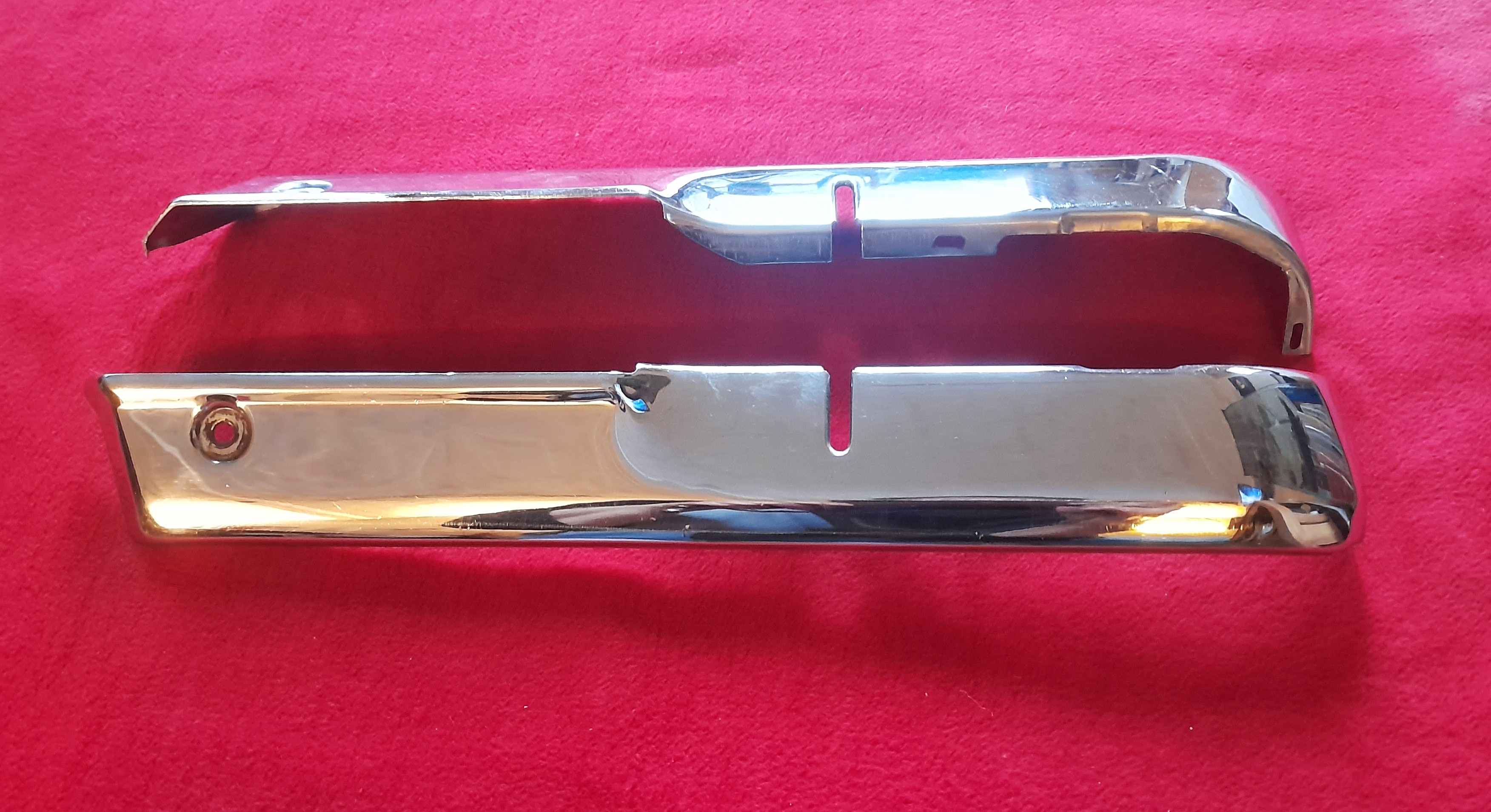 Blenden für Sitzschienen Vordersitz chrom Wartburg 353 deluxe